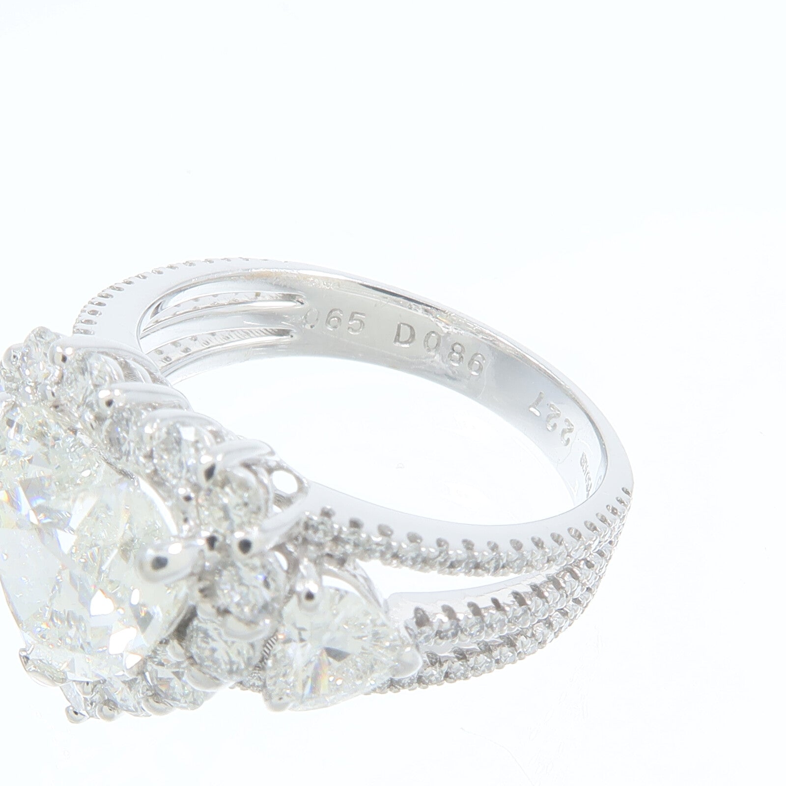 JEWELRY 18K白金Diamond Ring鑽石戒指