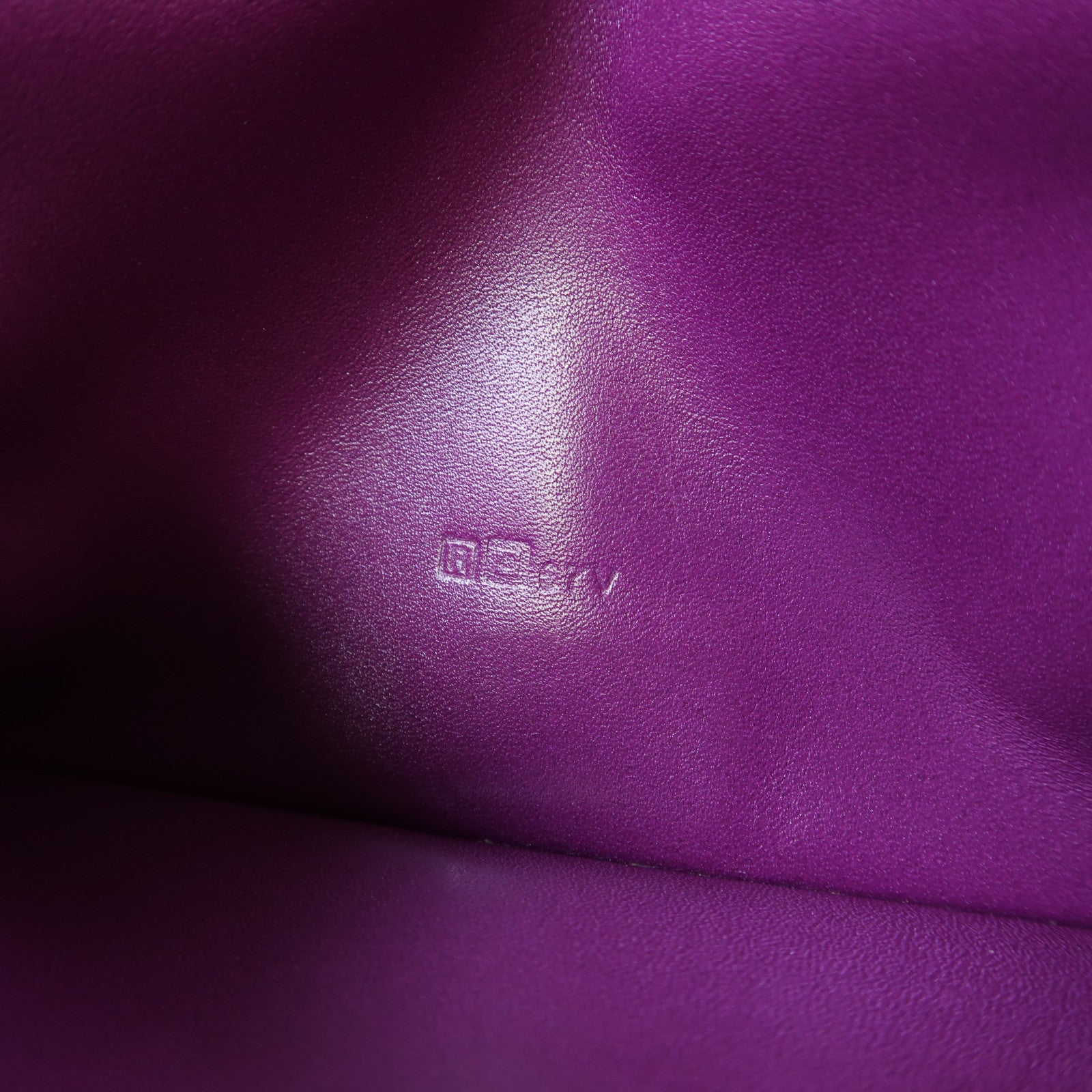 HERMES 【激減優惠】Tadelakt皮革/蜥蝪皮革Bearn銀扣長錢包汽油藍色/紫色