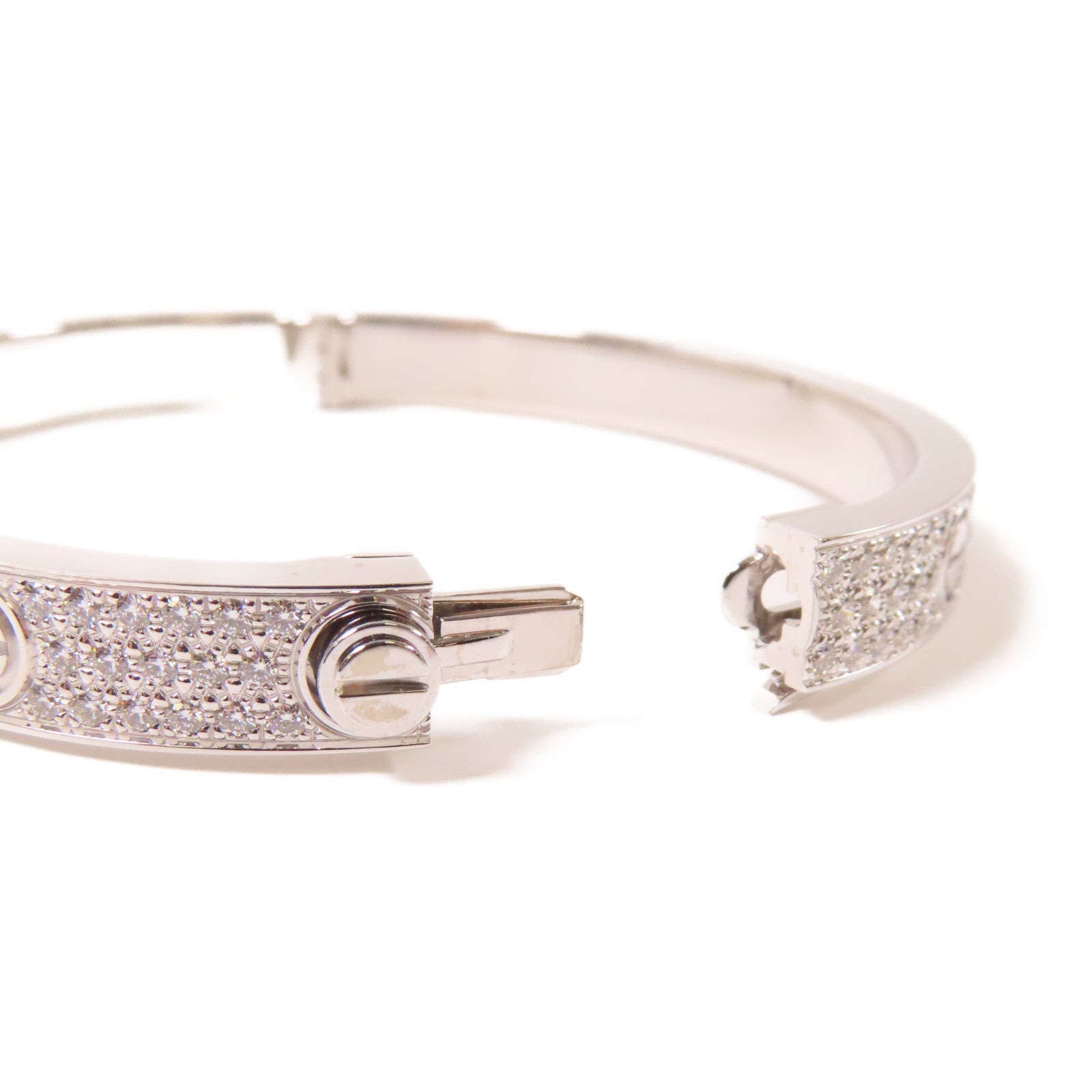 CARTIER 【激減優惠】18K白金Love Bracelet Diamond手鐲Cartier#17