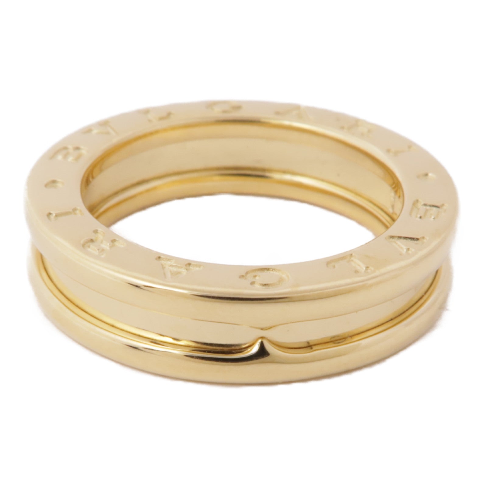 BVLGARI 18K黃金B-zero1 XS戒指Bvlgari#50/US#5.25