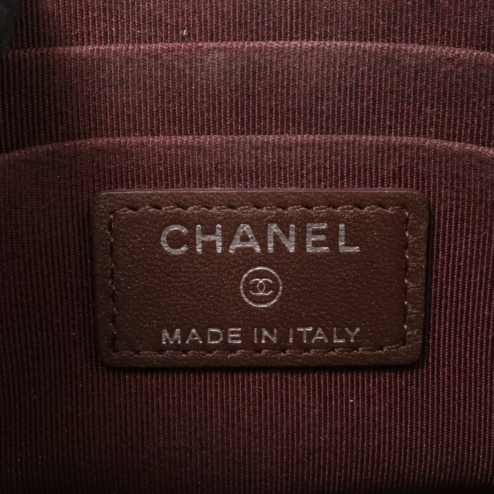 CHANEL 羊皮皮革Zipped Long Wallet銀扣長錢包