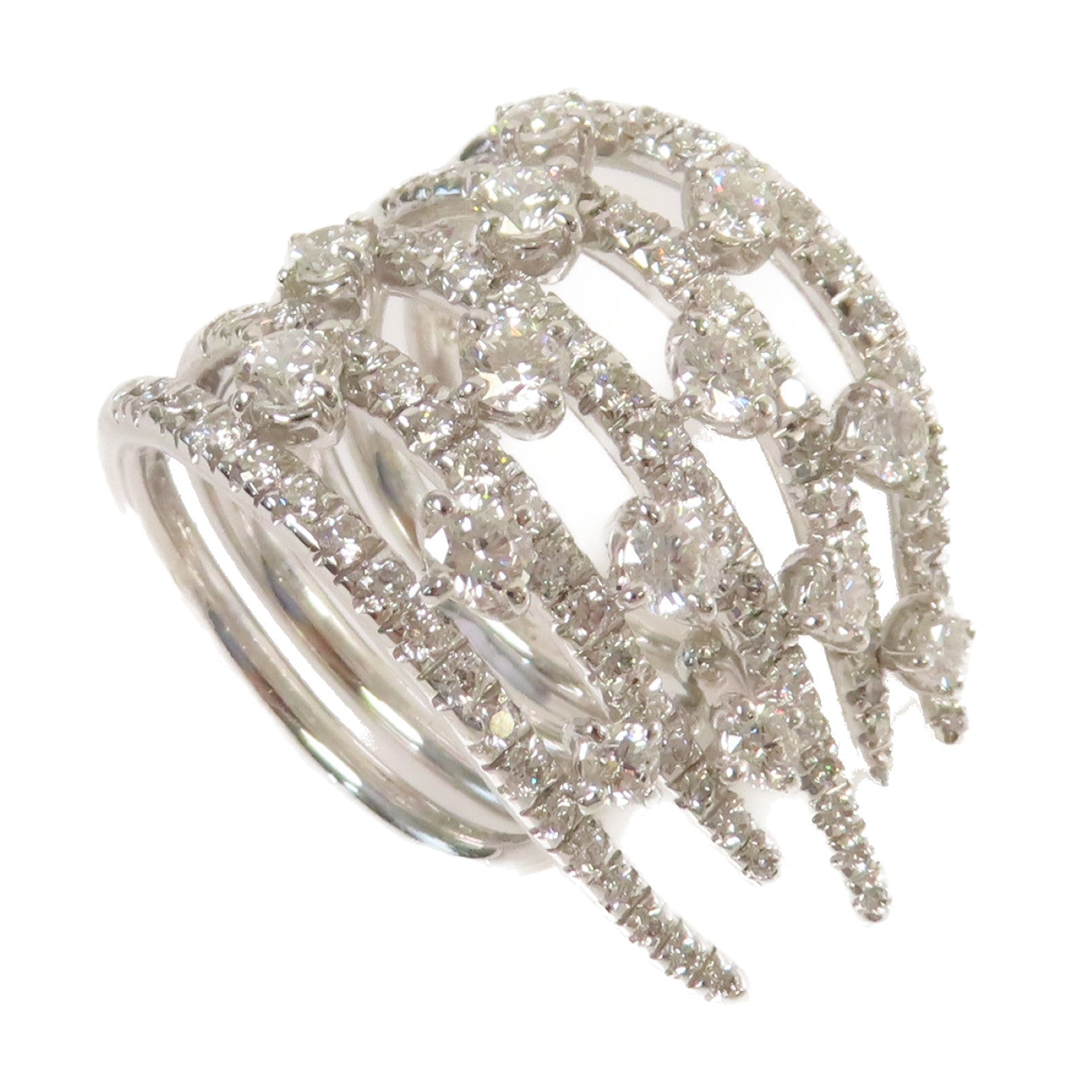JEWELRY 【激減優惠】18K白金/3.20ct鑽石Diamond Ring戒指US#5.5