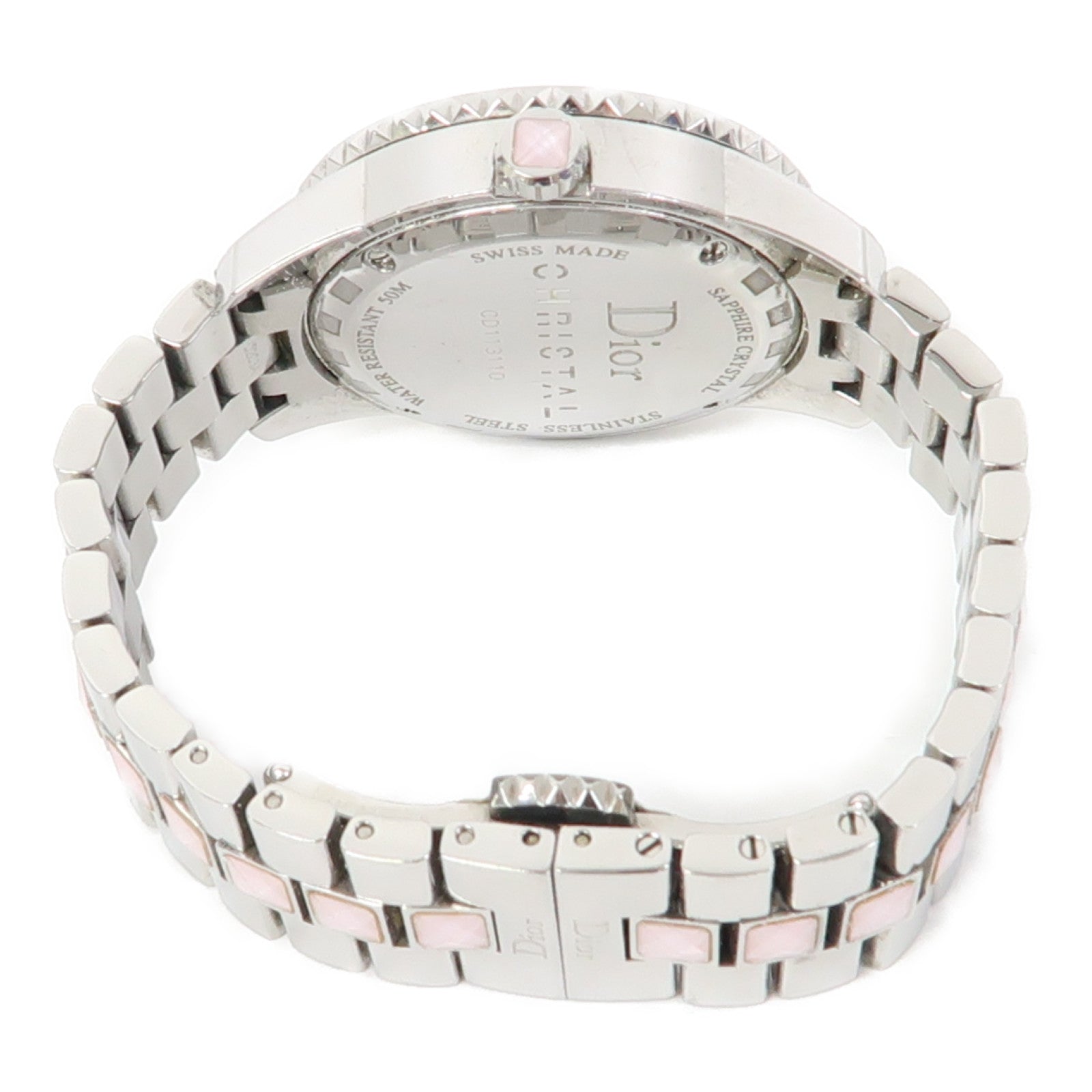 Dior Watch不鏽鋼手錶石英機芯珠光色