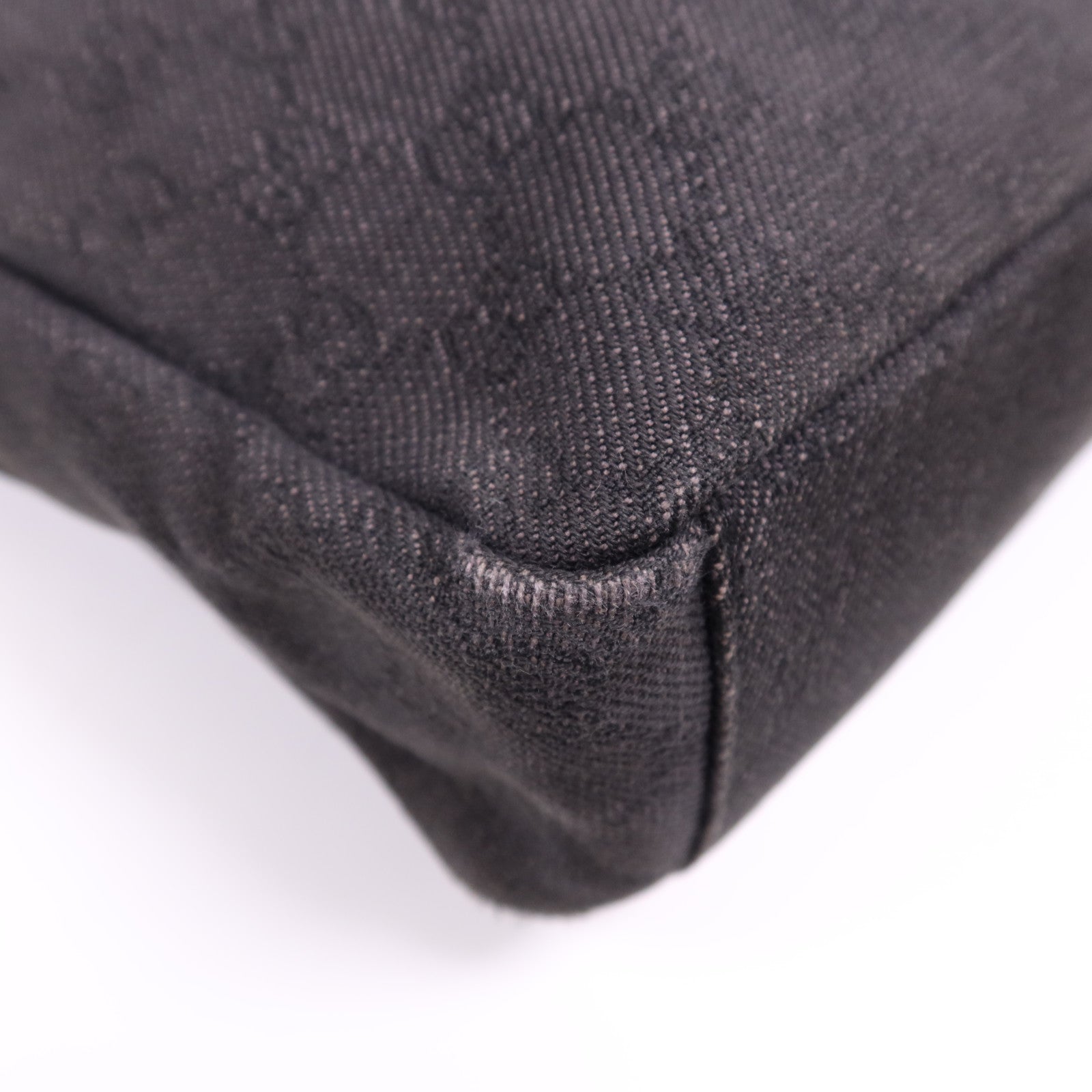 GUCCI 帆布Shoulder Bag銀扣肩背袋