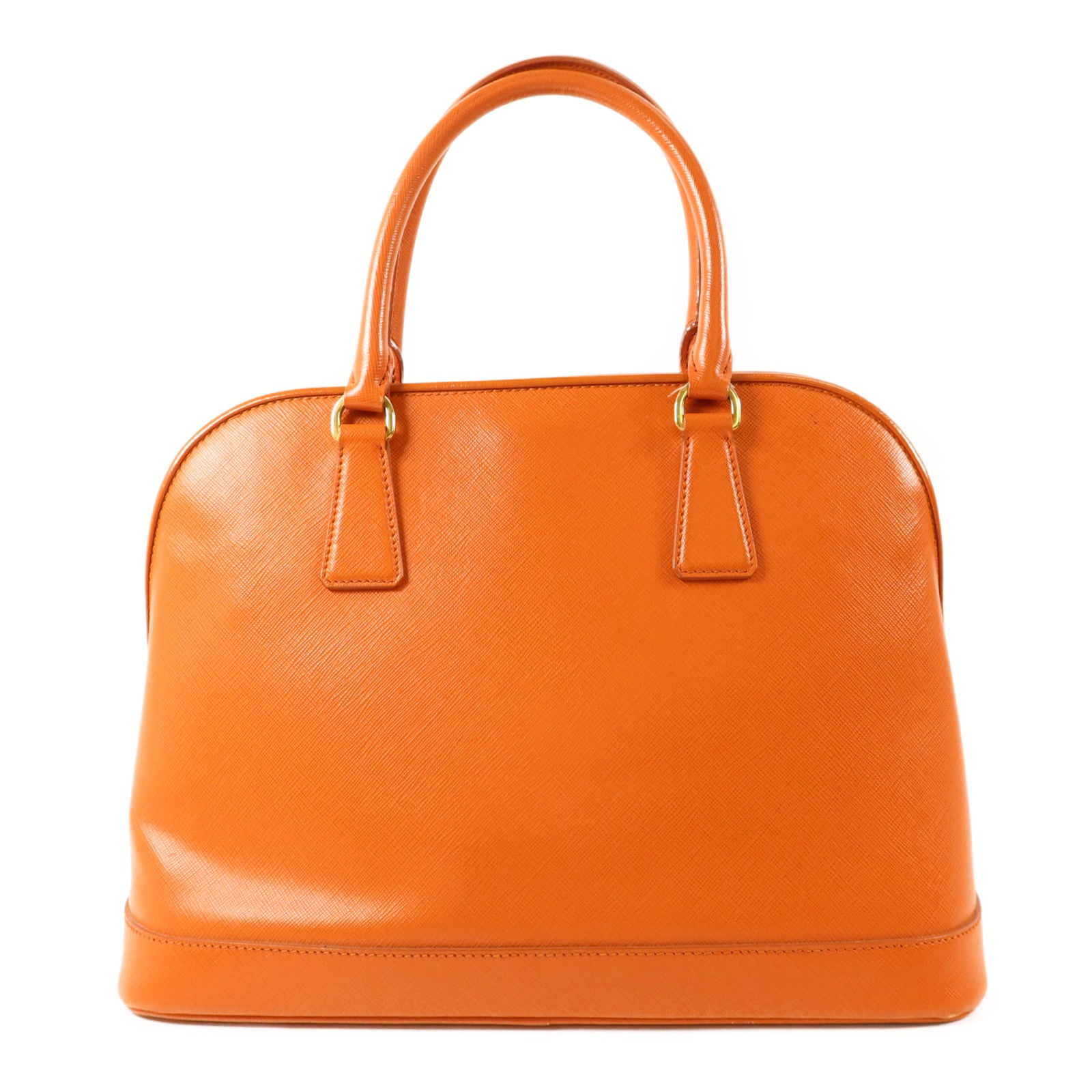 PRADA Saffiano皮革Medium Lux Open Promenade Satchel金扣手挽肩背兩用袋