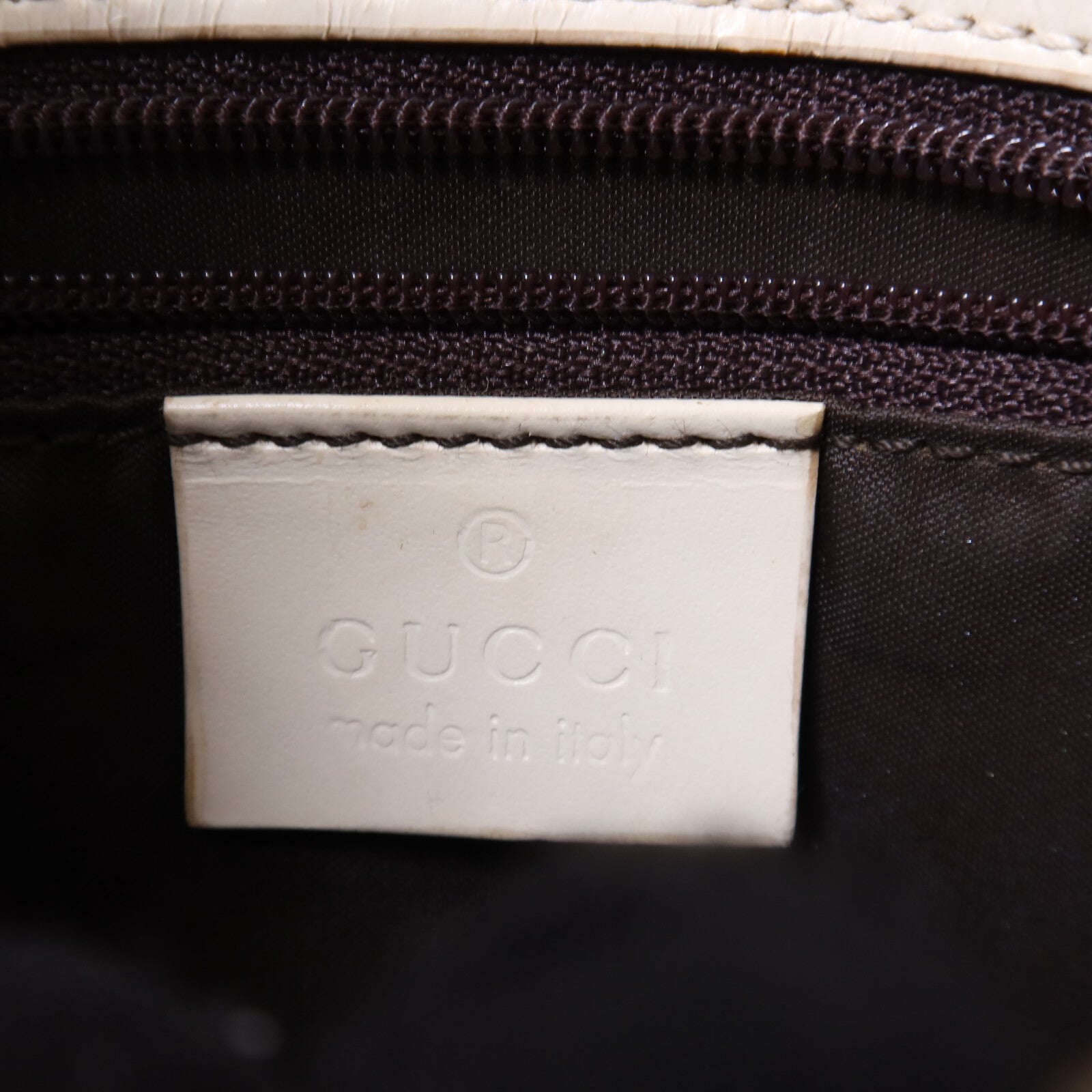 GUCCI 牛皮皮革Jackie Vintage銀扣肩背袋