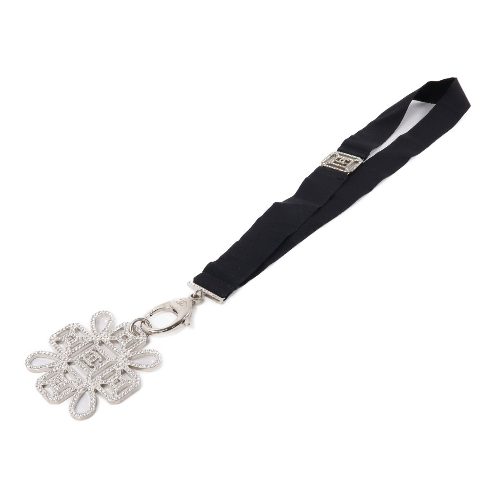 CHANEL CC Necklace B17/S Metal Silver
