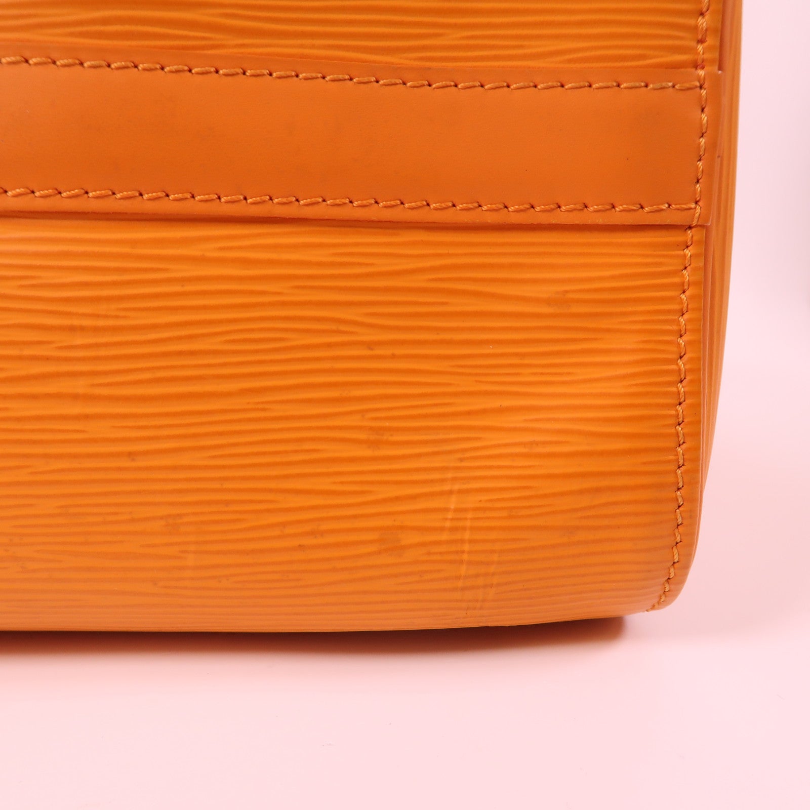 LOUIS VUITTON Epi Speedy 28金扣手挽袋