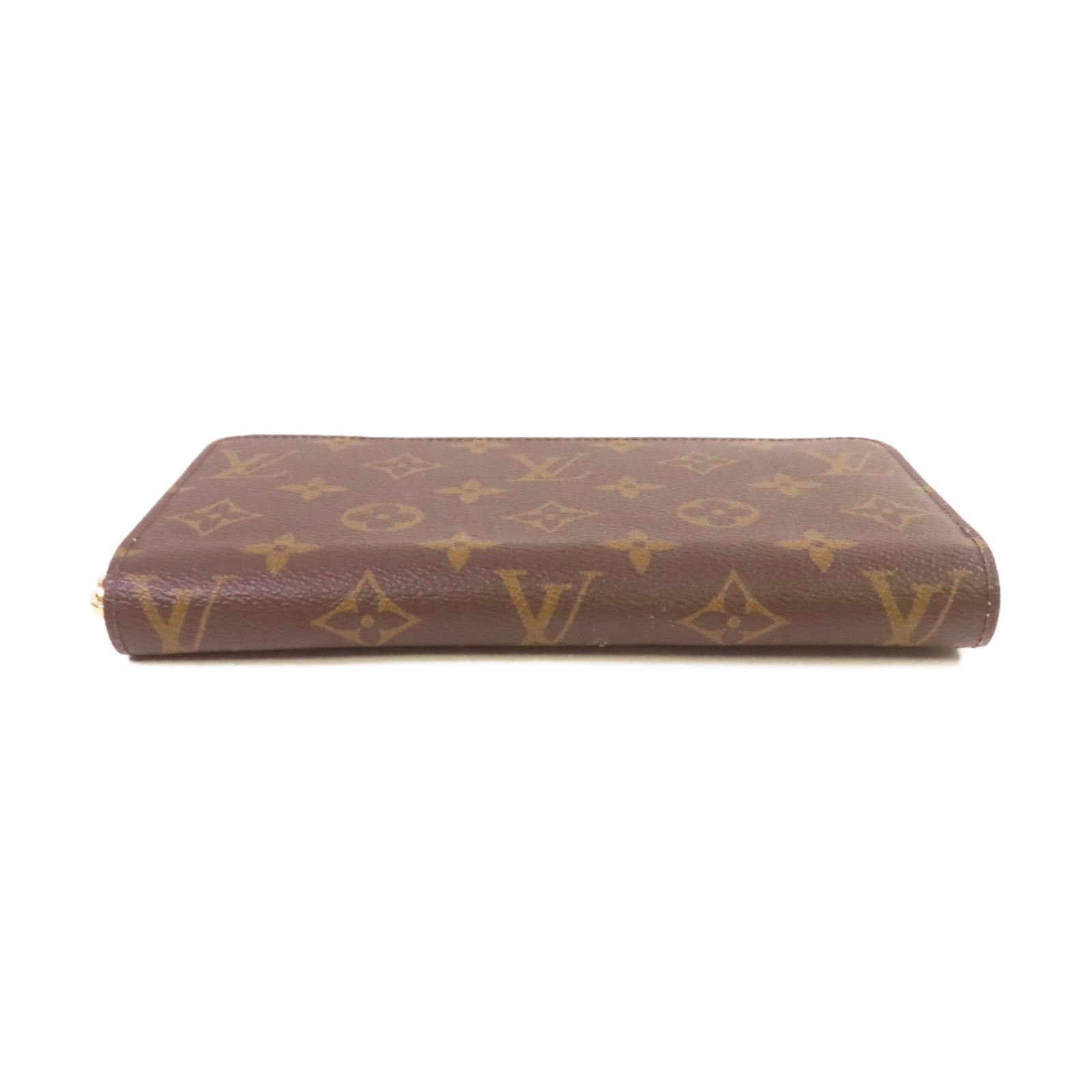 LOUIS VUITTON Monogram Zippy Long Wallet金扣拉鏈長錢包啡色