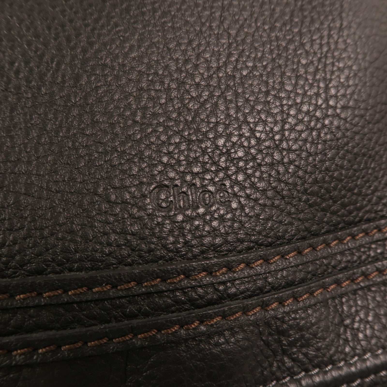 Chloe 牛皮皮革Marcie金扣手挽袋