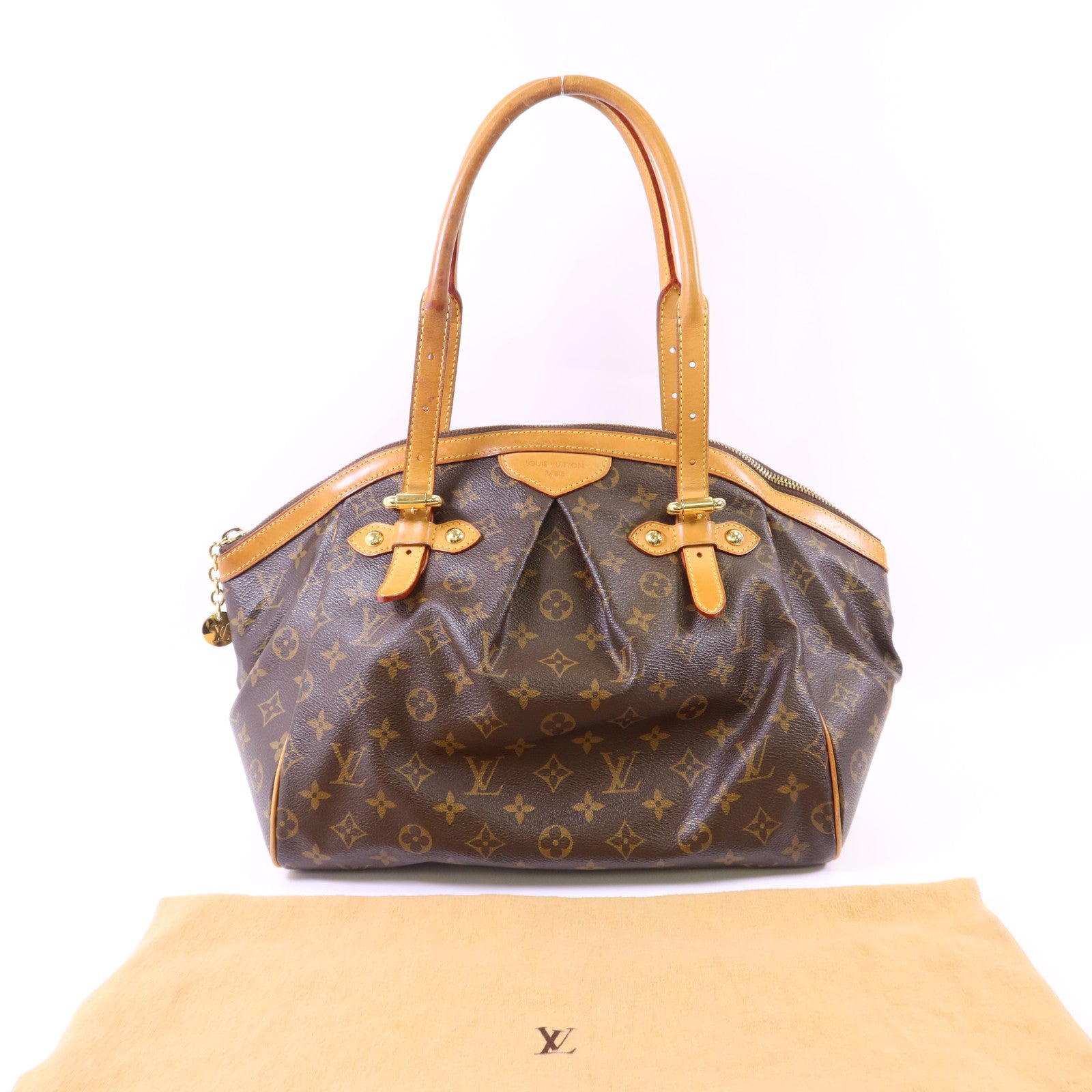 LOUIS VUITTON Monogram Tivoli GM金扣肩背袋