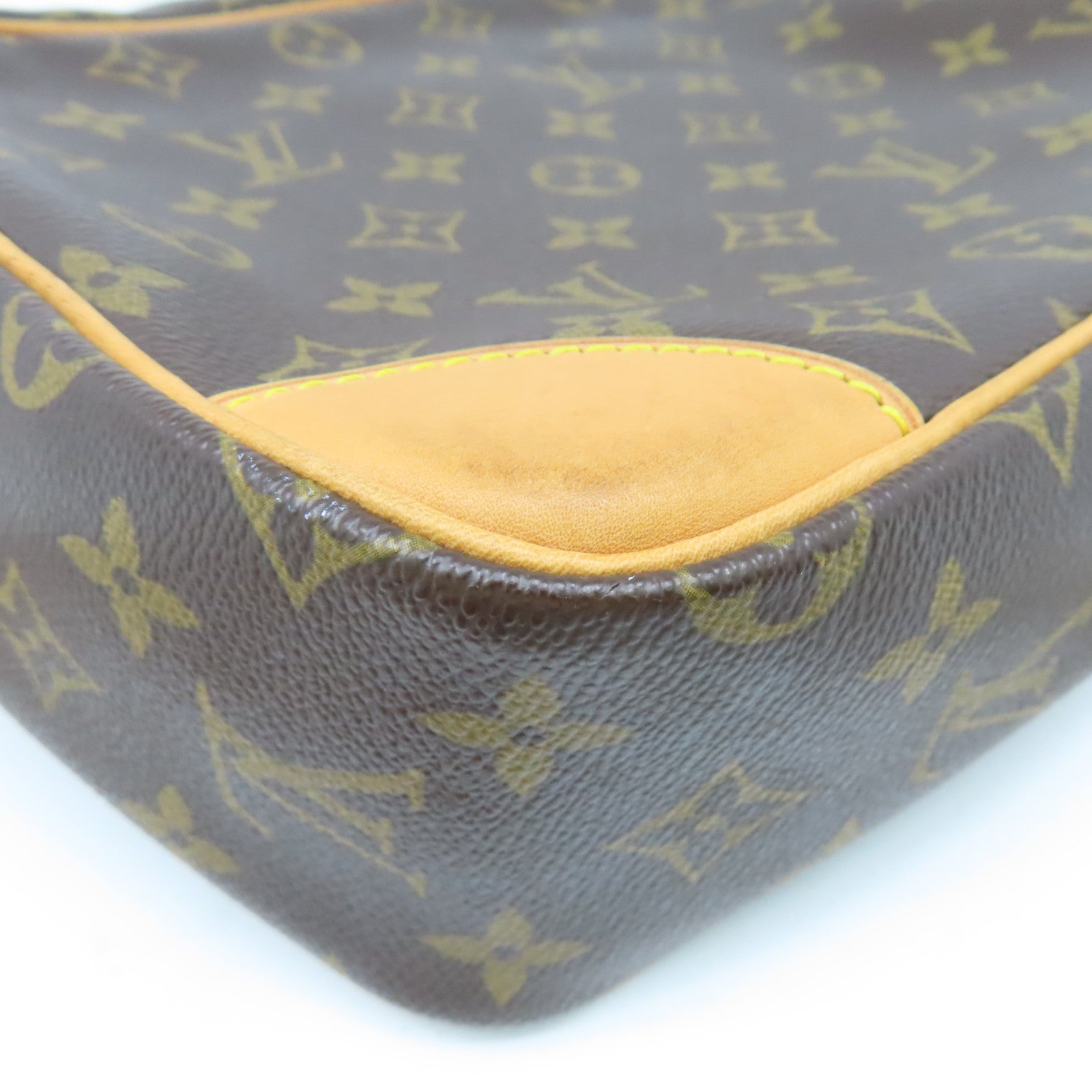 LOUIS VUITTON Monogram Trocadero 27金扣肩背袋啡色