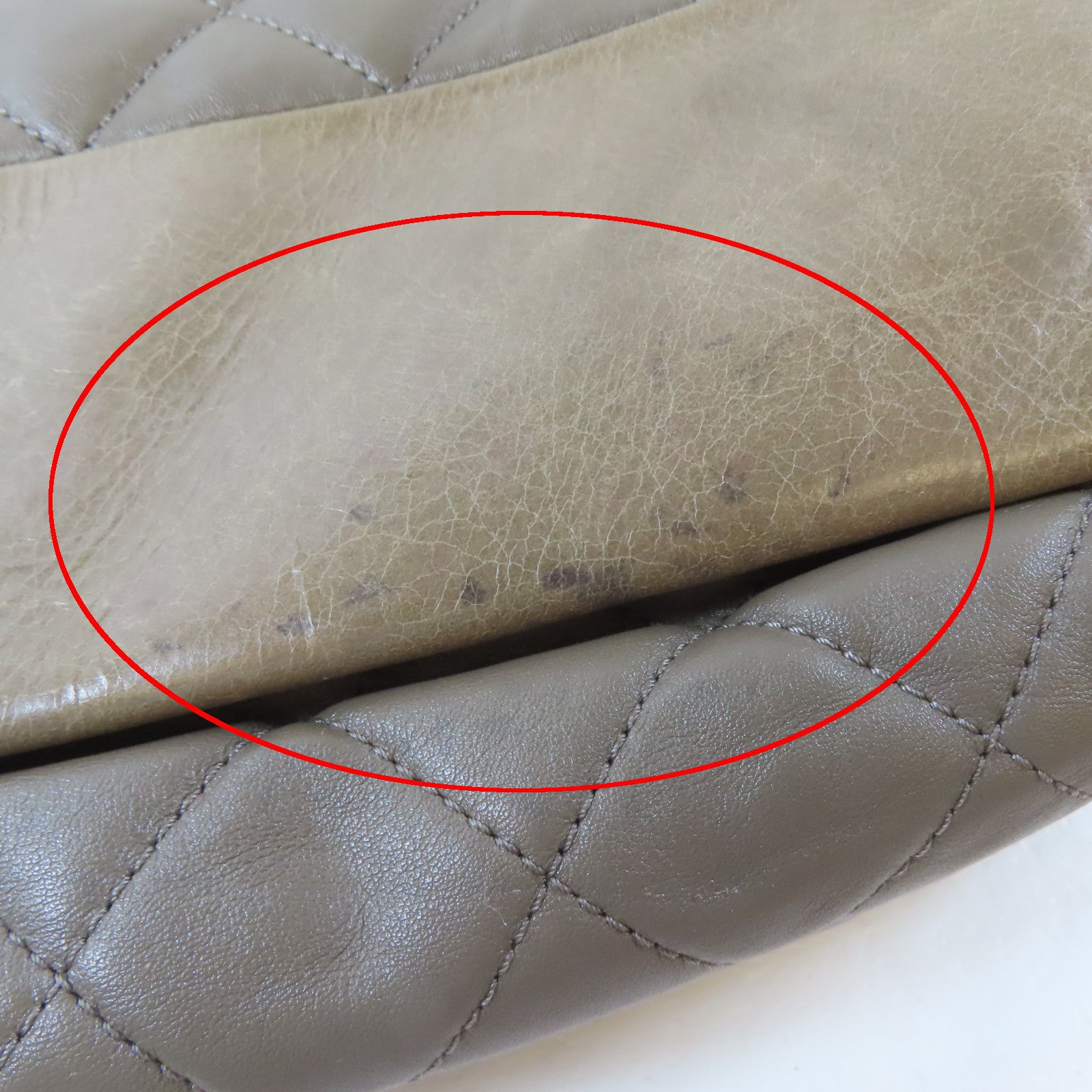 CHANEL 【激減優惠】菱格牛皮皮革Chain Shoulder Bag金扣鏈帶肩背袋啡色