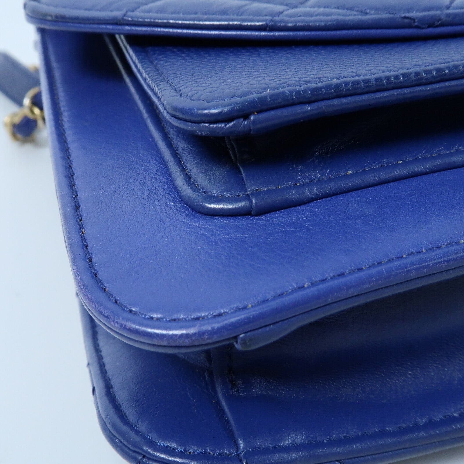 CHANEL 【激減優惠】牛皮皮革2 Way Shoulder Bag金扣鏈帶手挽肩背兩用袋