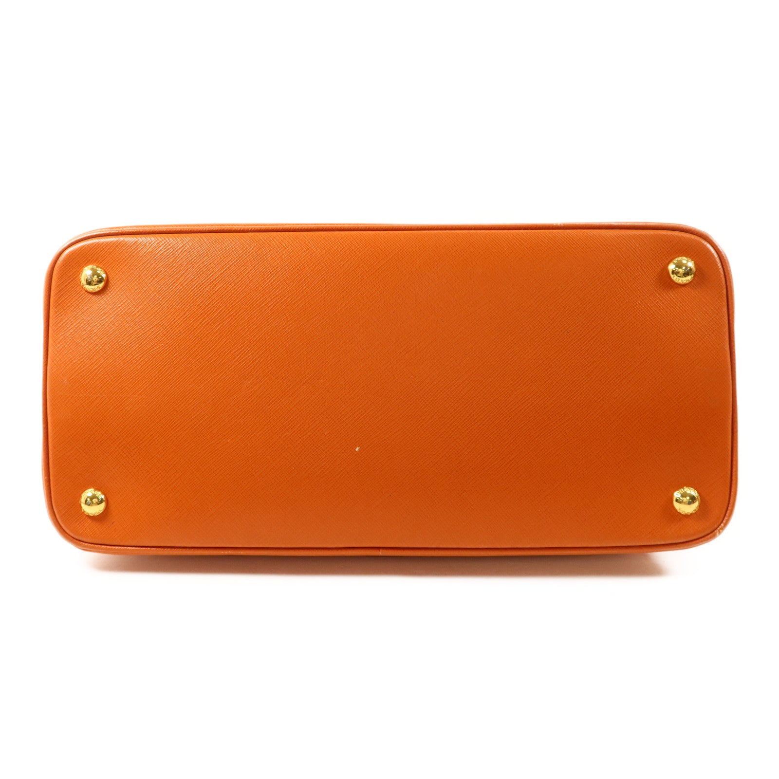PRADA Saffiano皮革Medium Lux Open Promenade Satchel金扣手挽肩背兩用袋