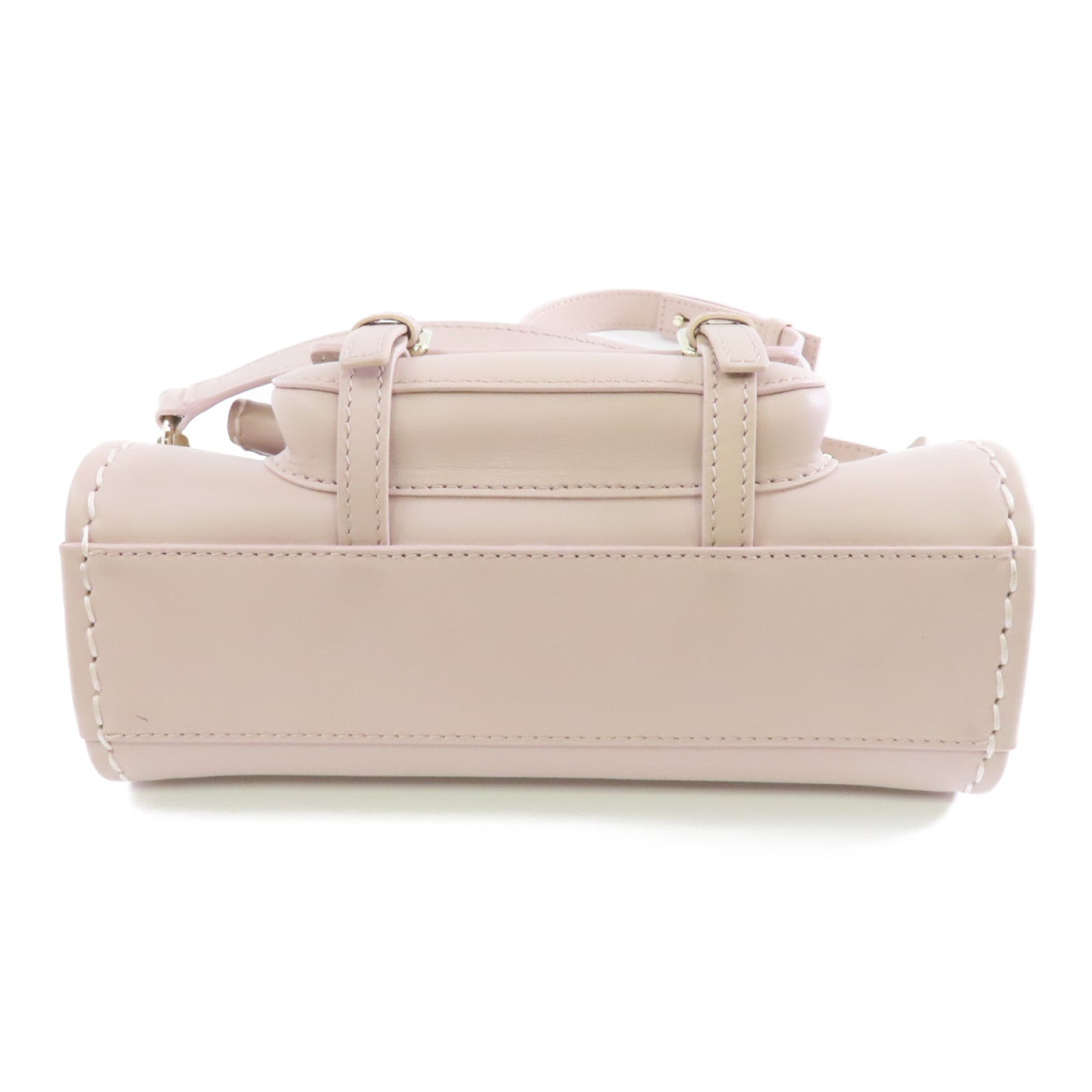 Chloe 牛皮皮革Shoulder Bag金扣肩背袋粉紅色
