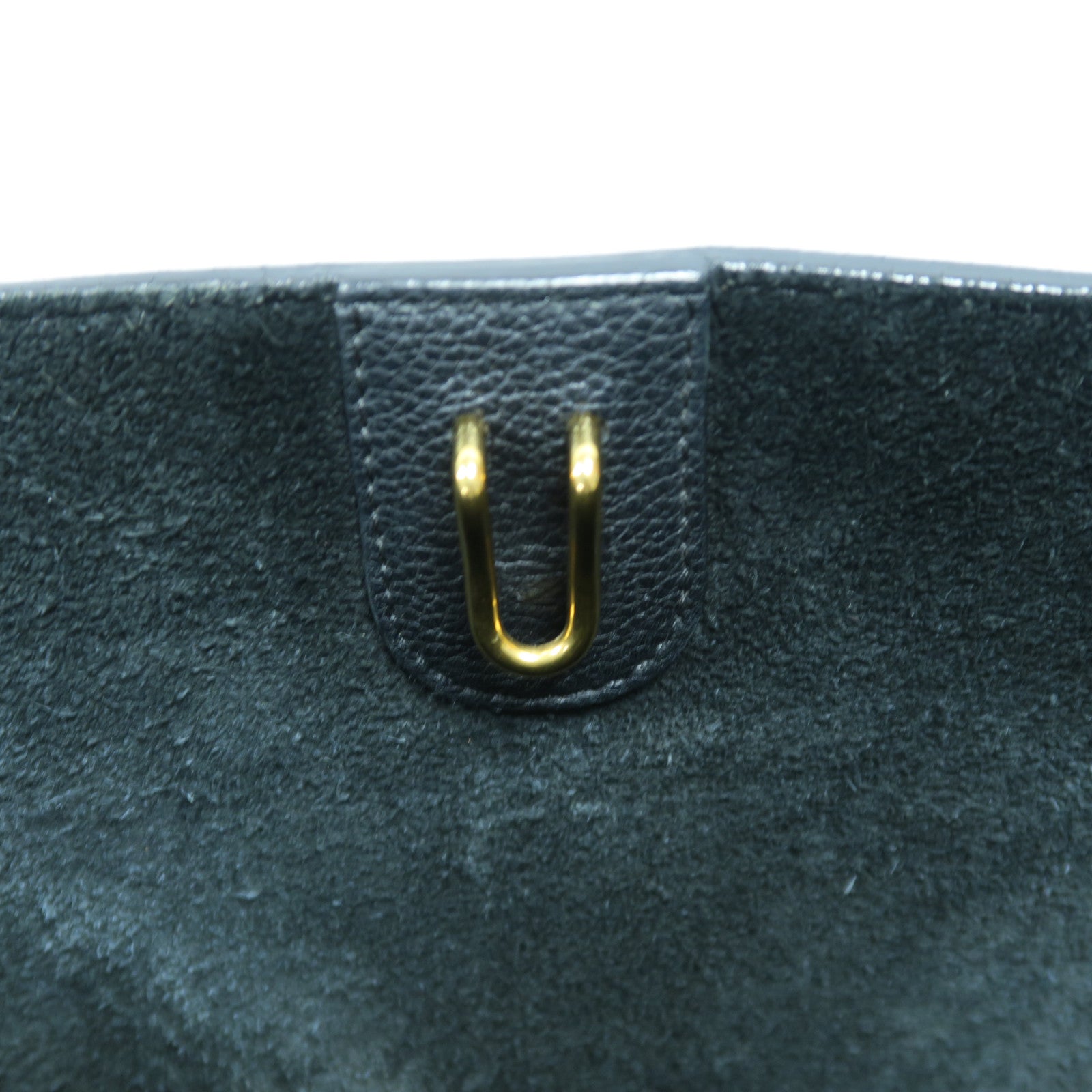 CELINE 牛皮皮革Shoulder Bag金扣肩背袋黑色