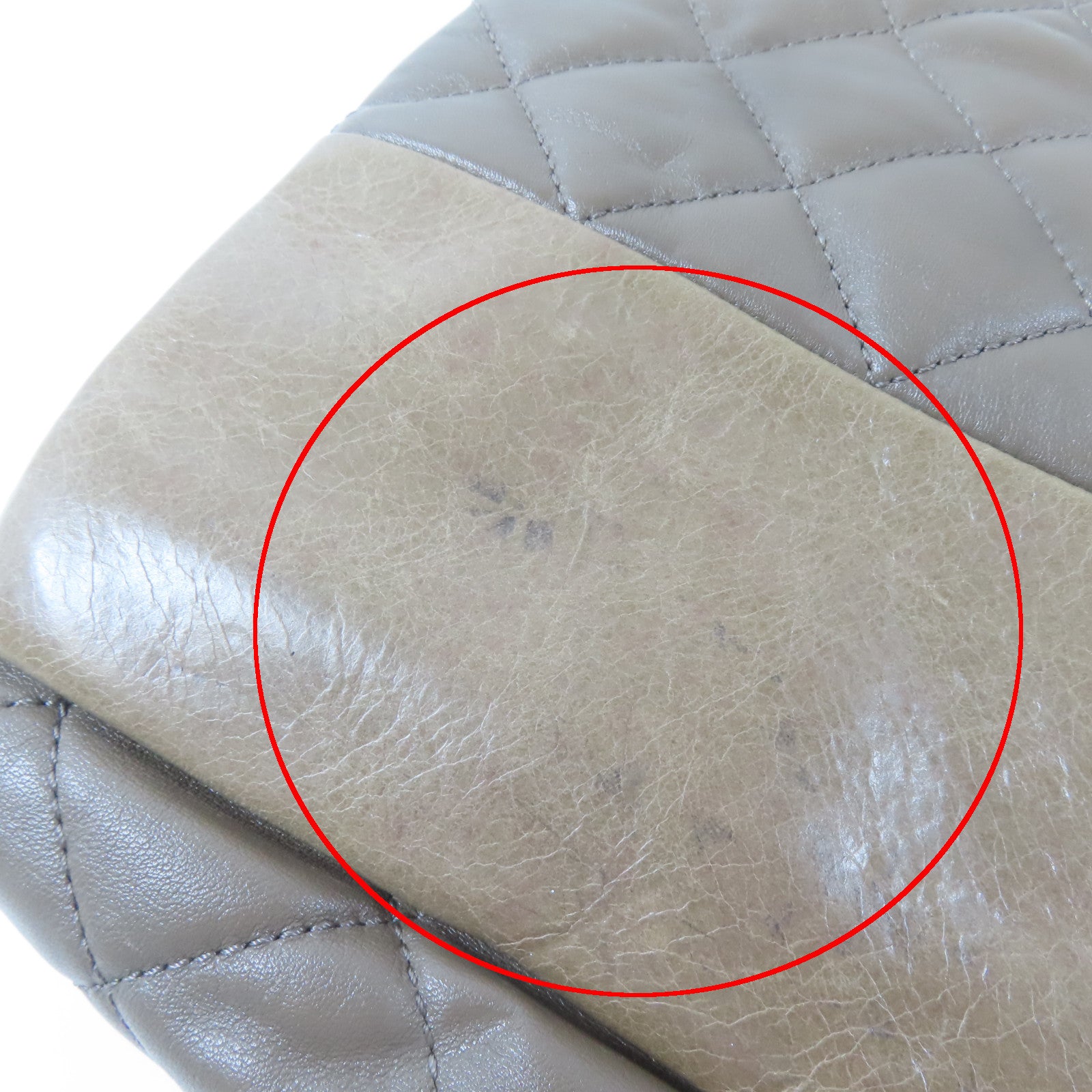 CHANEL 【激減優惠】菱格牛皮皮革Chain Shoulder Bag金扣鏈帶肩背袋啡色