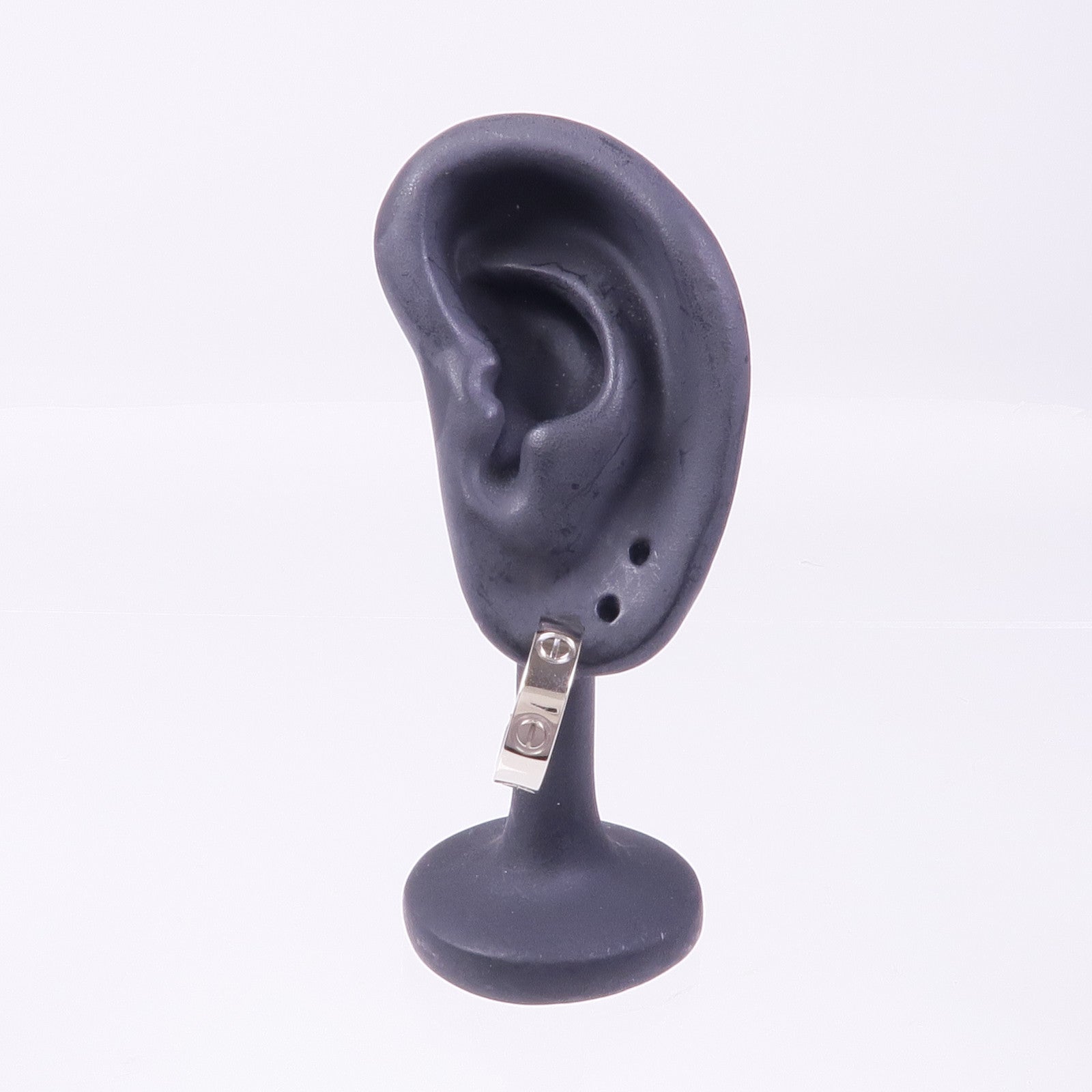 CARTIER 18K白金Love Earrings耳環