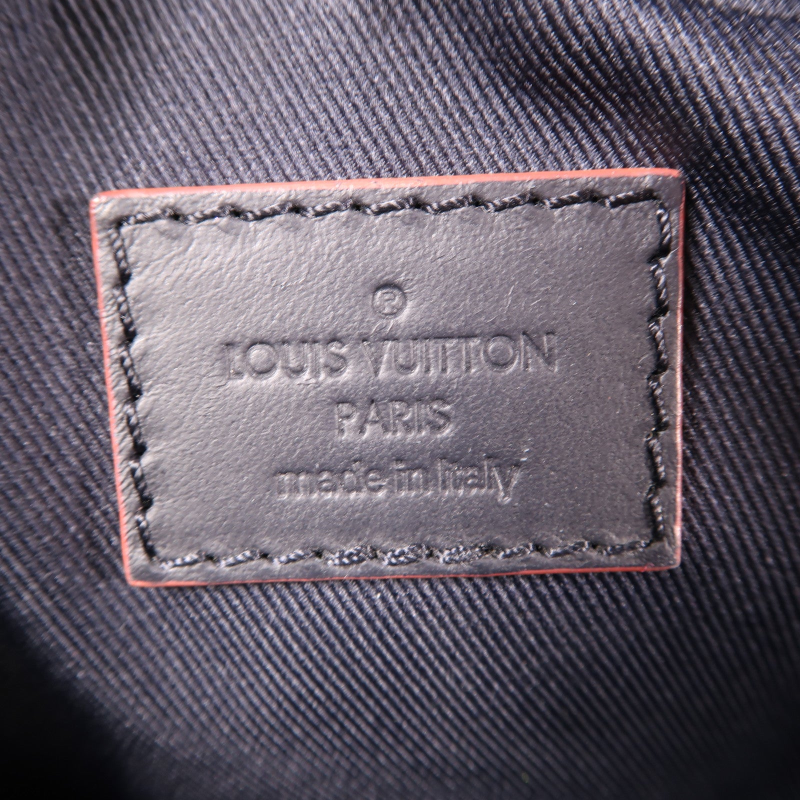 LOUIS VUITTON Monogram Upside-down Danube肩背袋深藍色