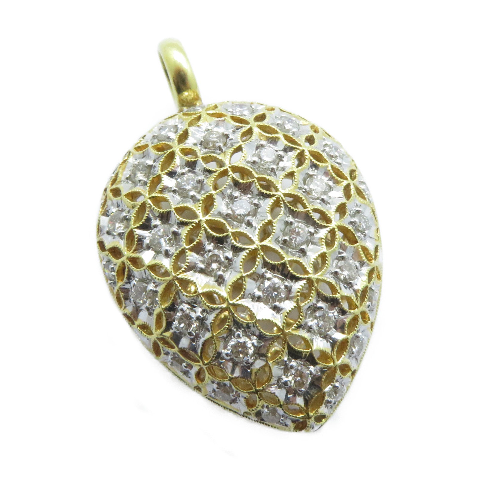 JEWELRY 【激減優惠】18K黃金Diamond Pendant Top 2.00ct鑽石吊墜