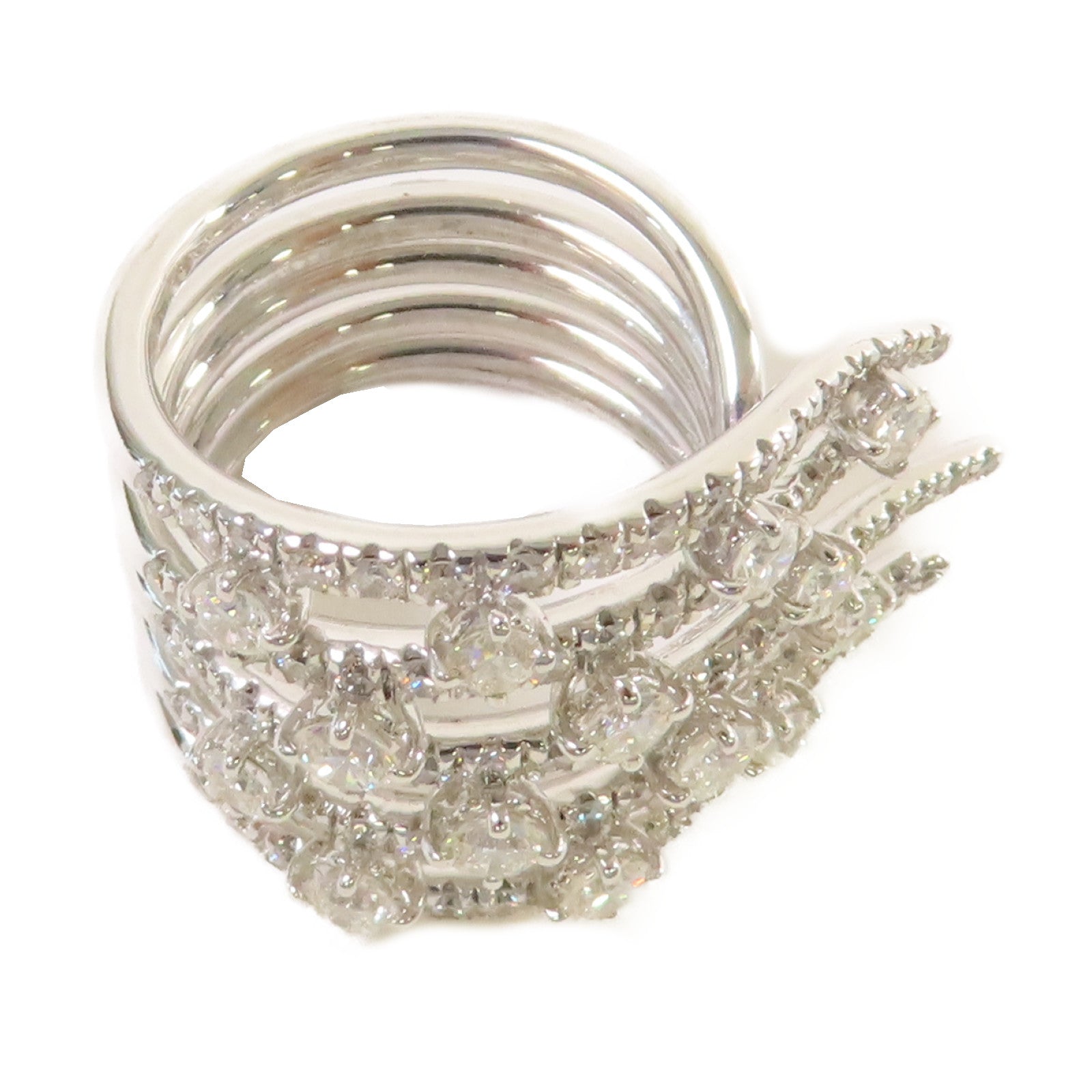 JEWELRY 【激減優惠】18K白金/3.20ct鑽石Diamond Ring戒指US#5.5