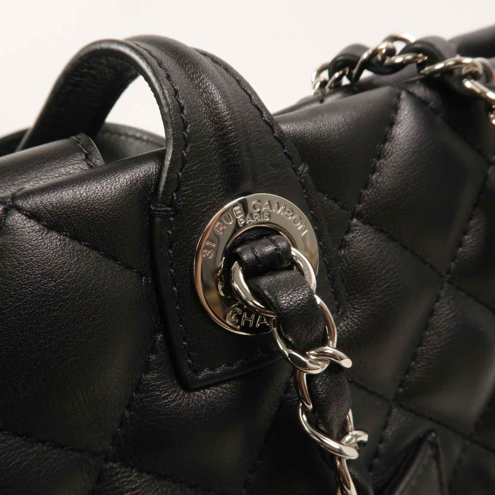 CHANEL 羊皮皮革Tote Bag手挽肩背兩用袋