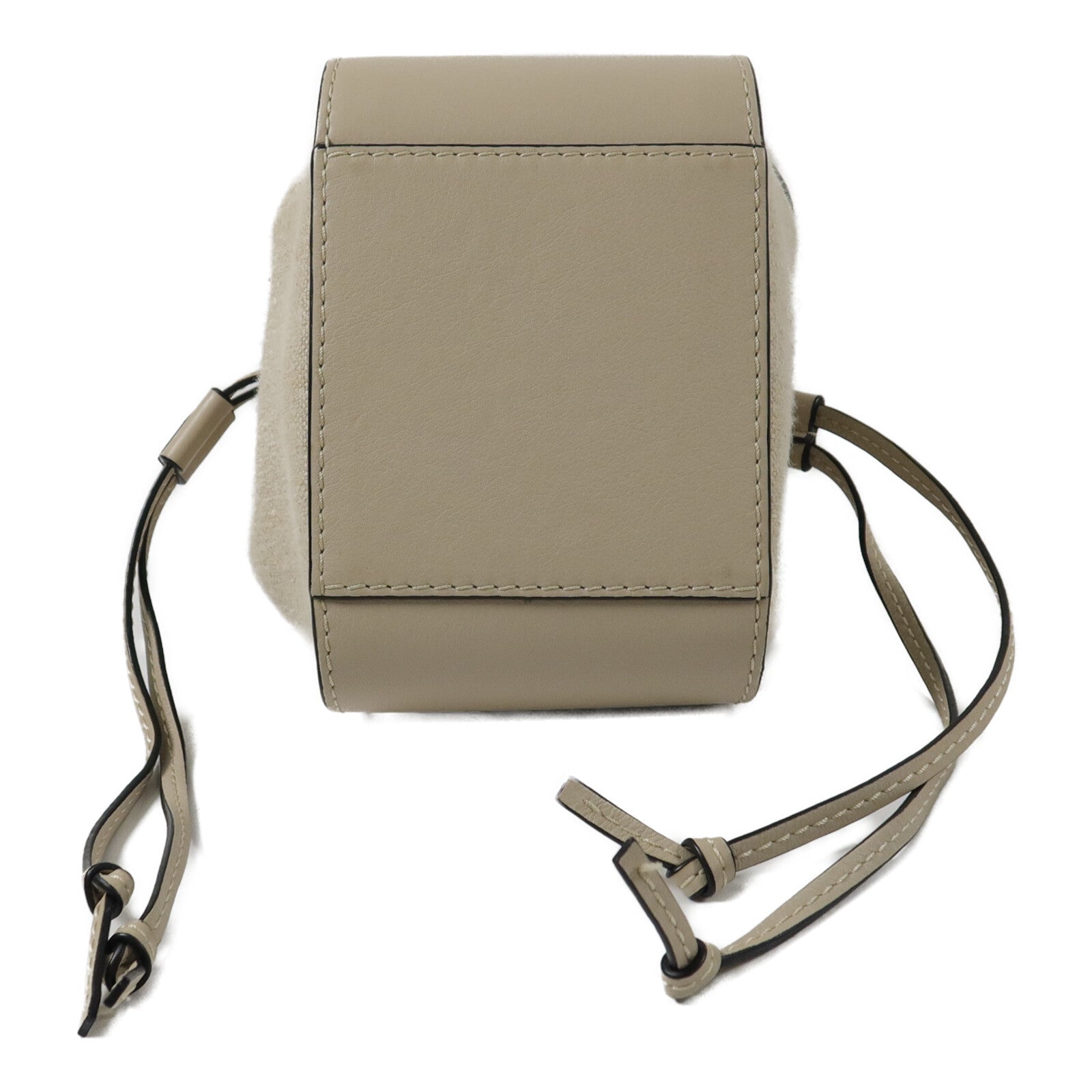 LOEWE 帆布/牛皮皮革Mini Hammock手挽肩背兩用袋