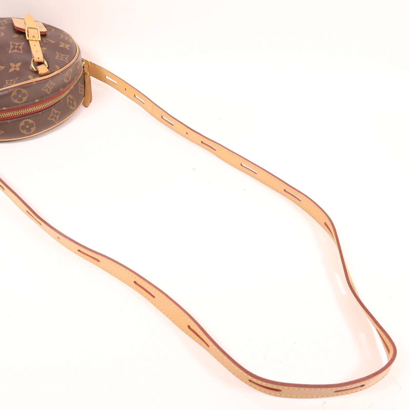 LOUIS VUITTON Monogram Boite Chapeau Souple金扣肩背袋