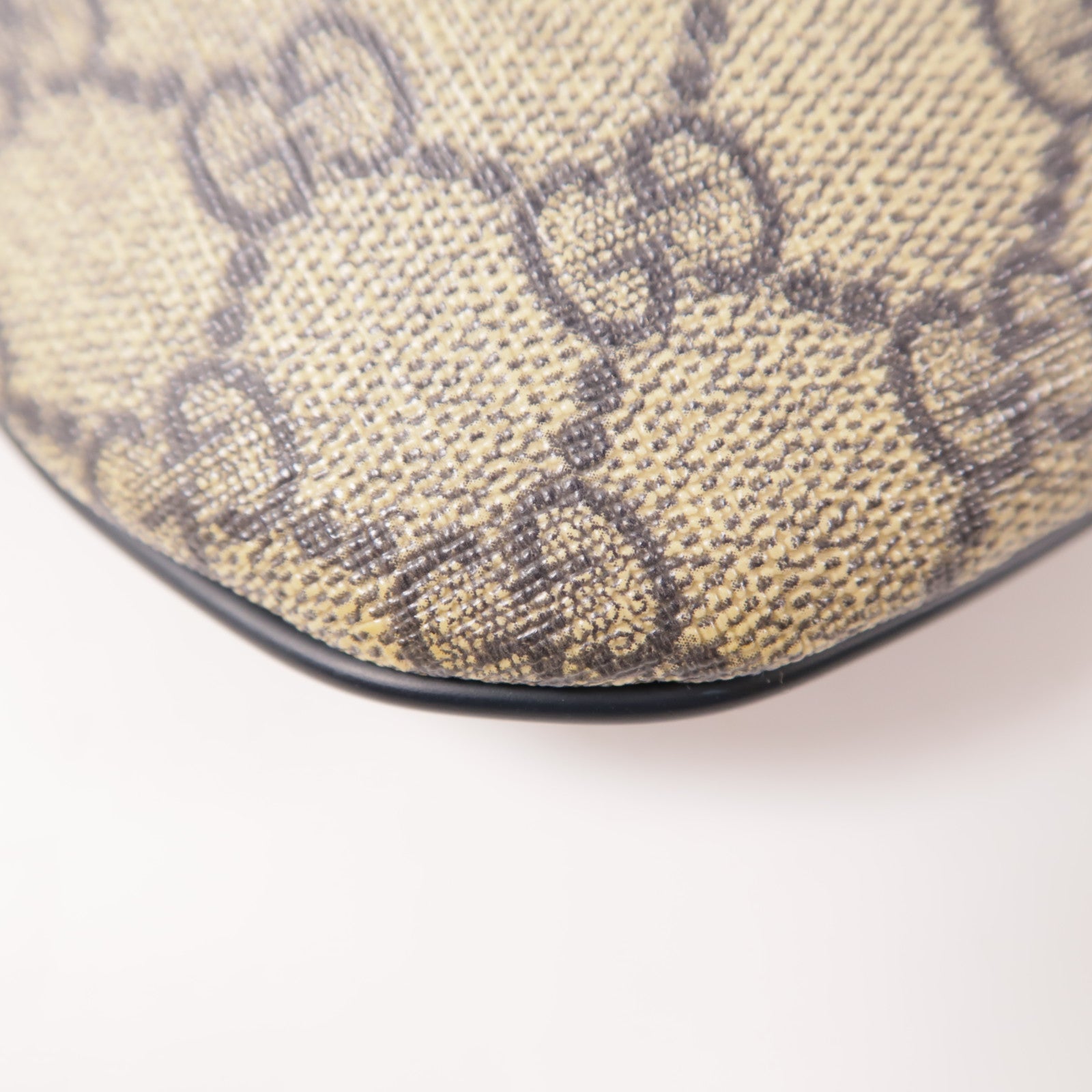 GUCCI GG SHW Waist Bag 233269 Coated Canvas Navy/Beige