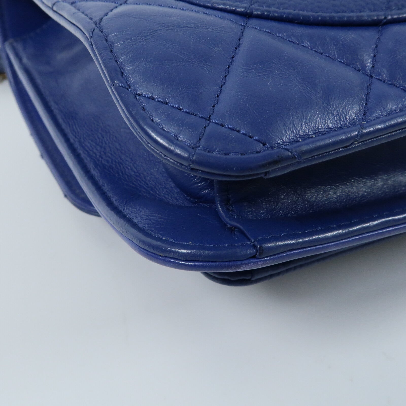 CHANEL 【激減優惠】牛皮皮革2 Way Shoulder Bag金扣鏈帶手挽肩背兩用袋