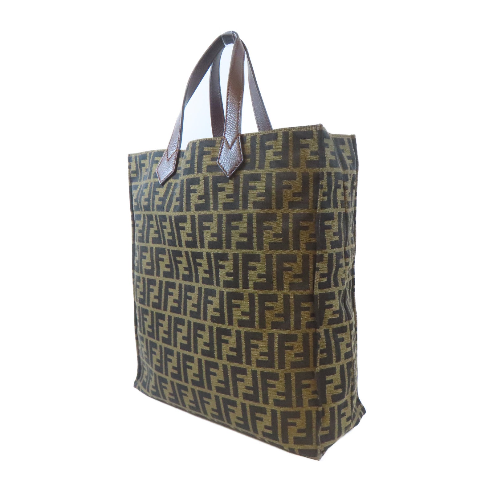 FENDI 帆布Zucca Tote Bag手挽袋啡色