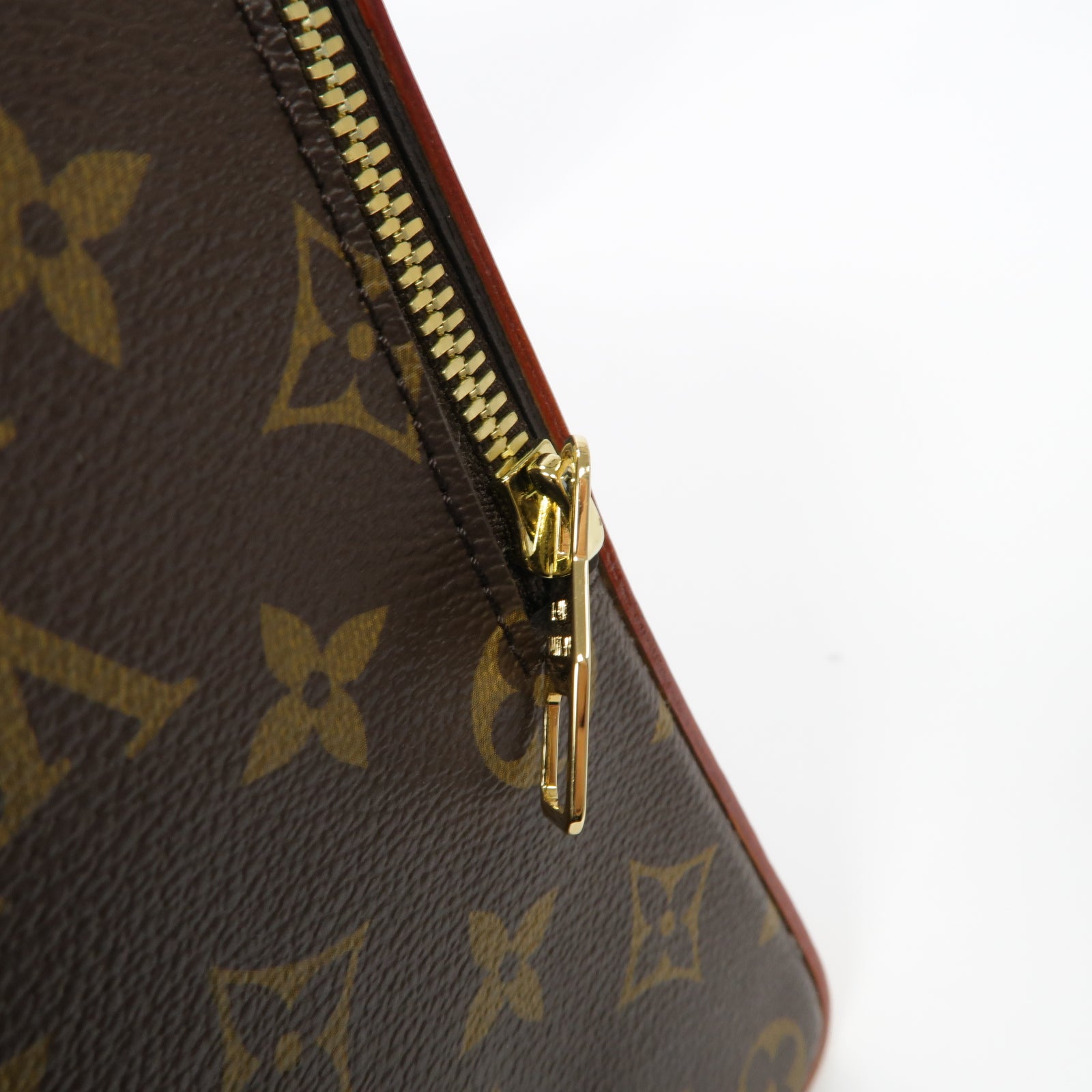 LOUIS VUITTON Monogram Marais MM金扣肩背袋棕色