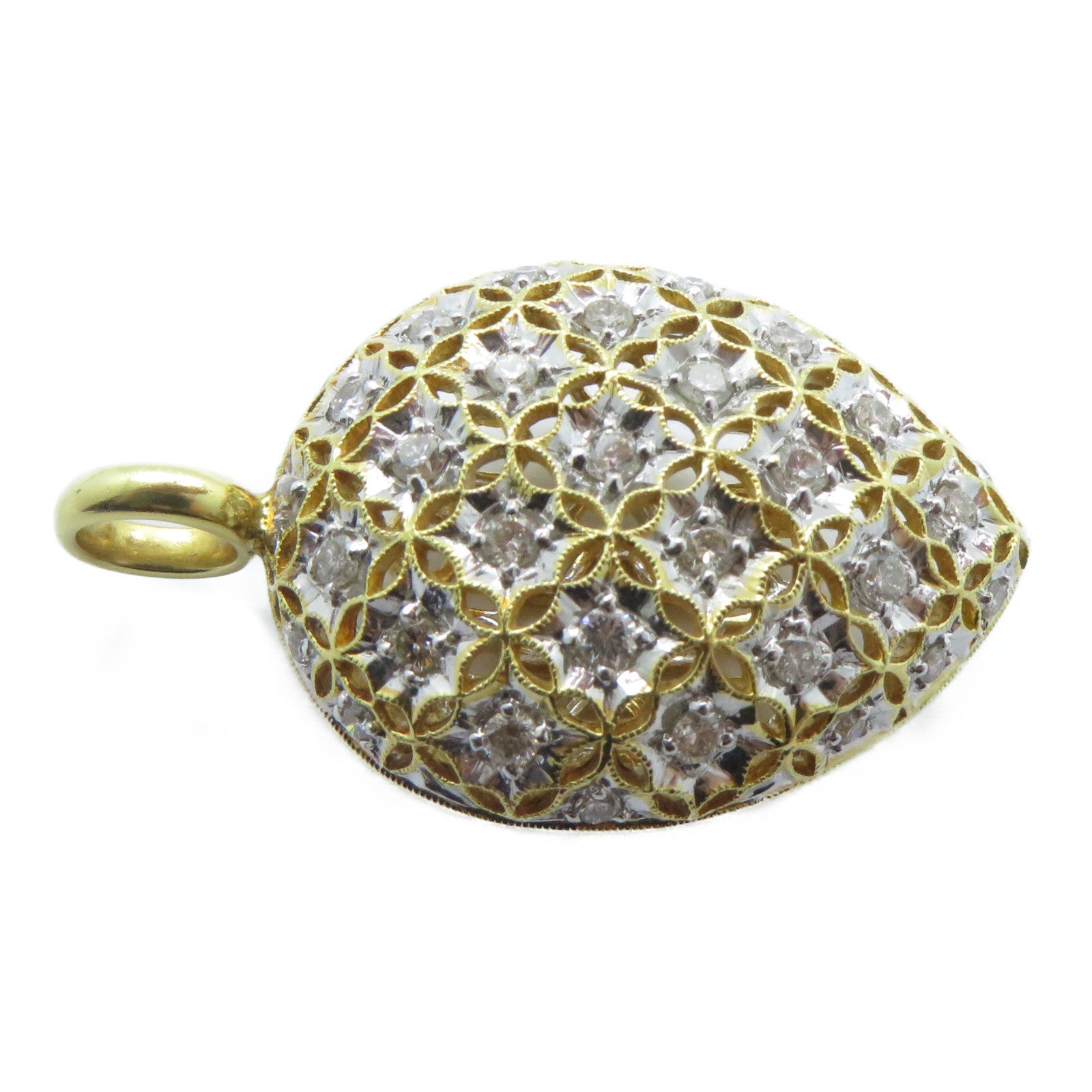 JEWELRY 【激減優惠】18K黃金Diamond Pendant Top 2.00ct鑽石吊墜
