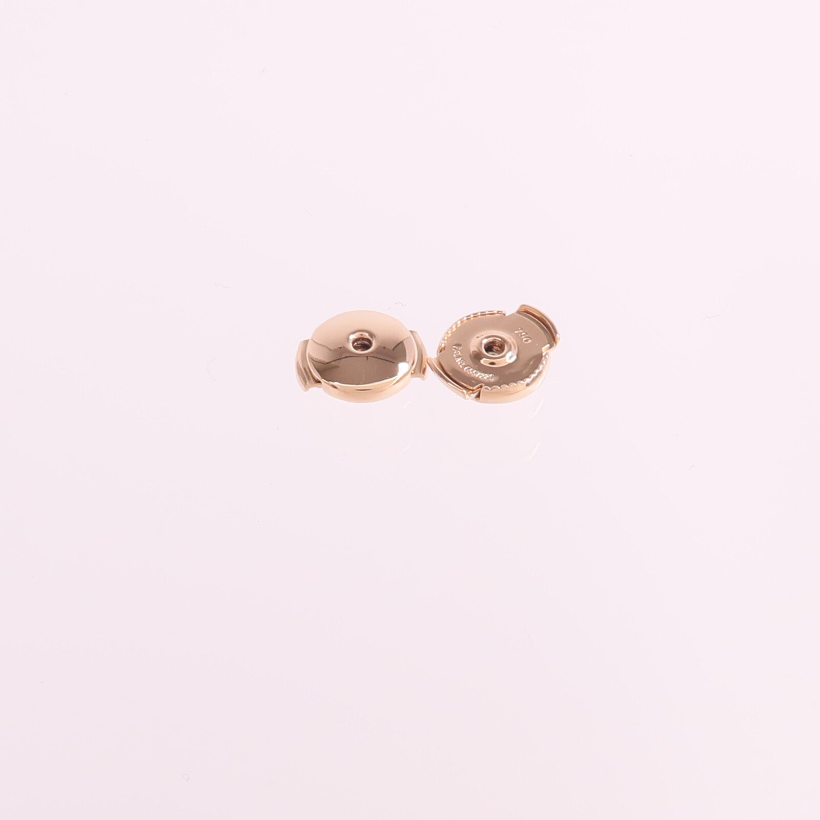 HERMES 18K玫瑰金Finesse Earrings鑽石耳環