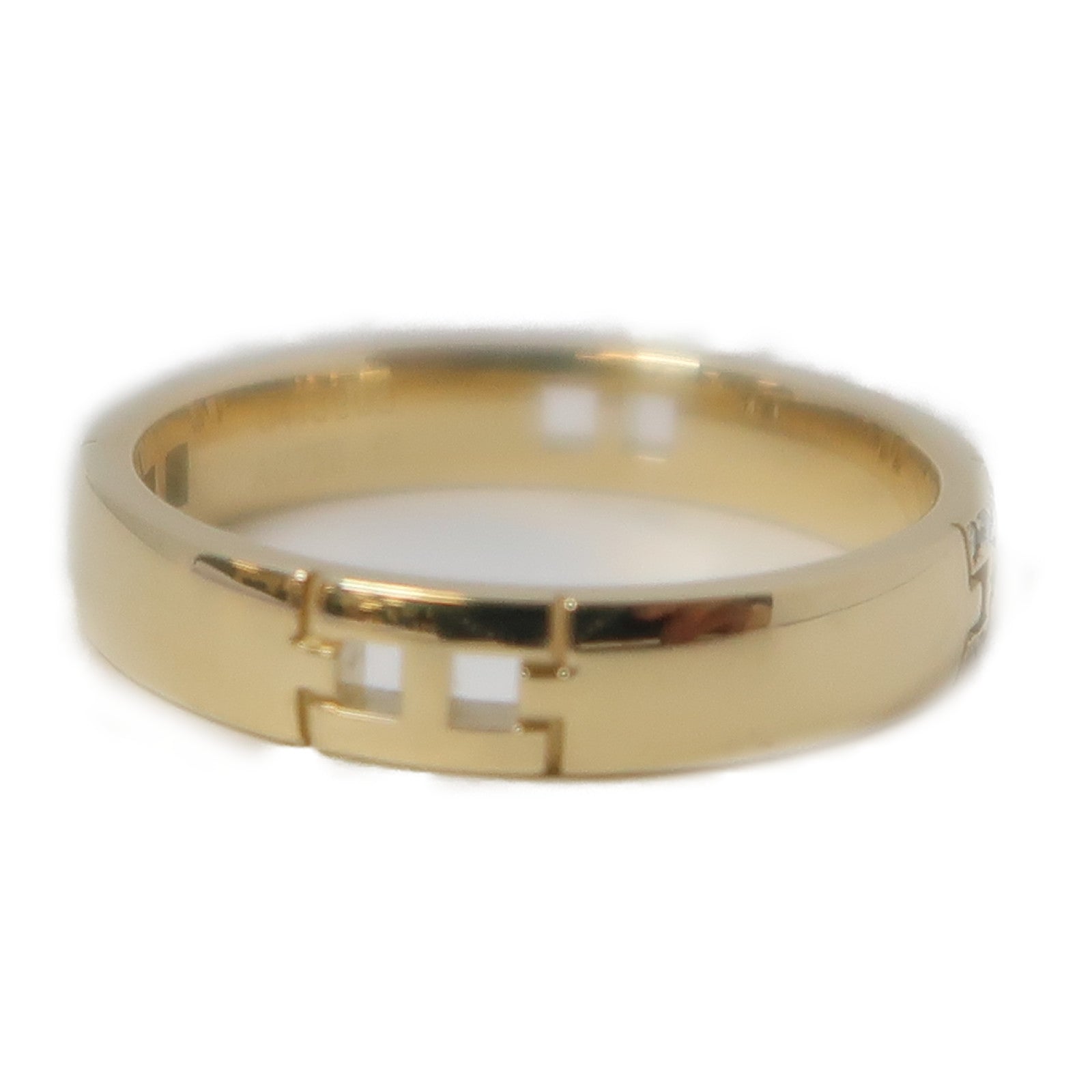 HERMES 18K黃金Hercules戒指US#5.5/Hermes#51