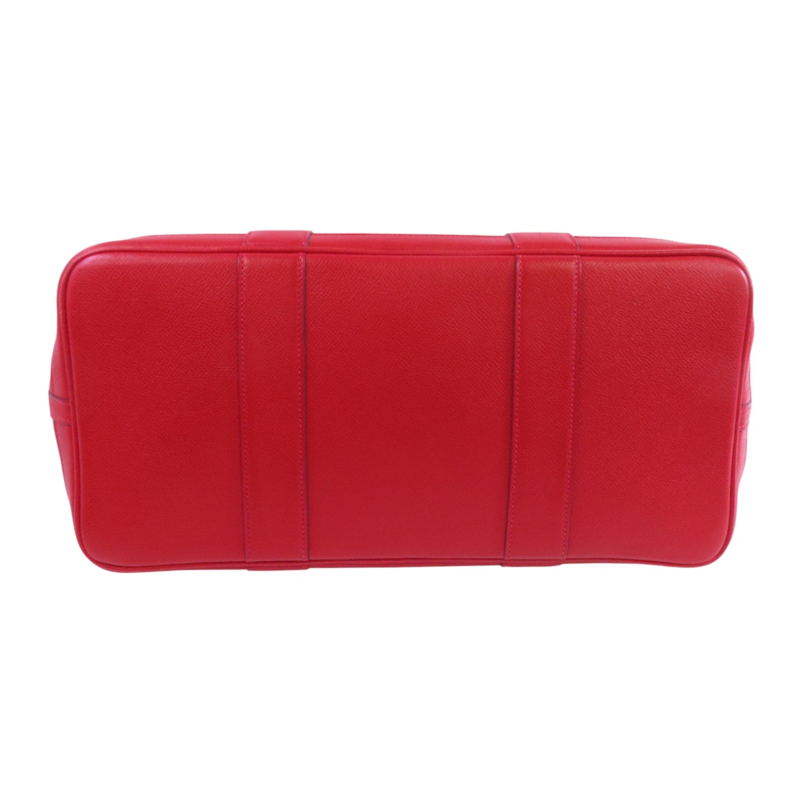 HERMES Epsom皮革Garden Party PM銀扣手挽袋