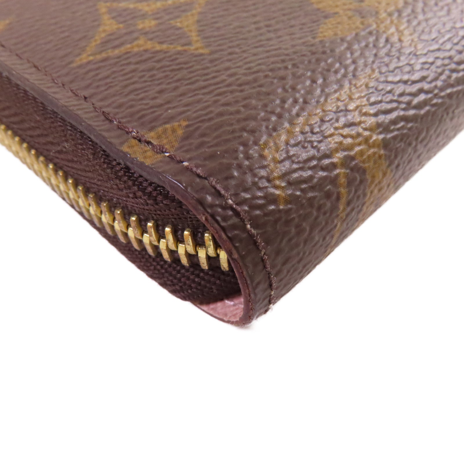 LOUIS VUITTON Monogram Zippy Long Wallet金扣拉鏈長錢包啡色