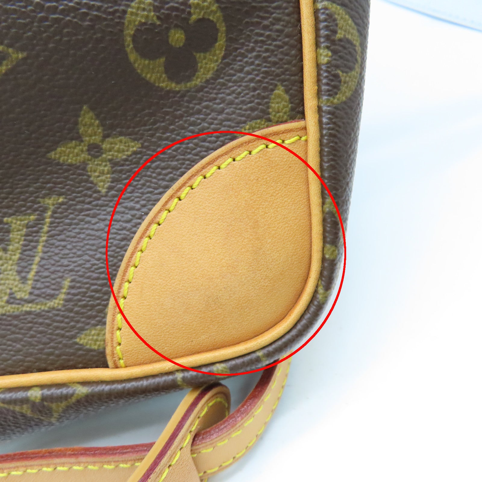 LOUIS VUITTON Monogram Trocadero 27金扣肩背袋啡色