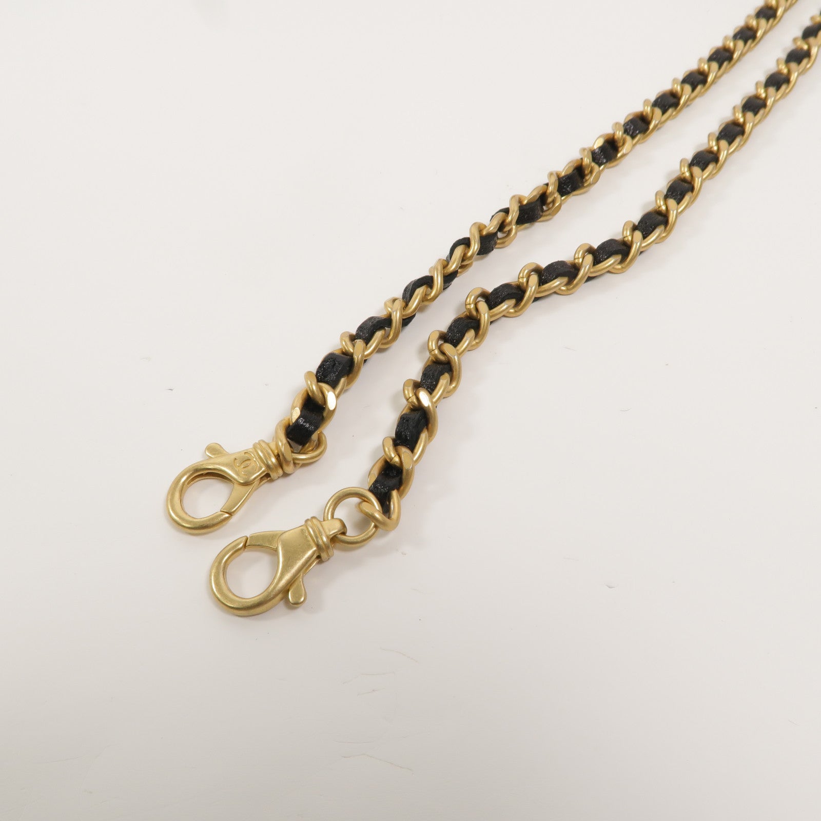 CHANEL 麂皮皮革Vanity With Chain鏈帶手挽肩背兩用袋
