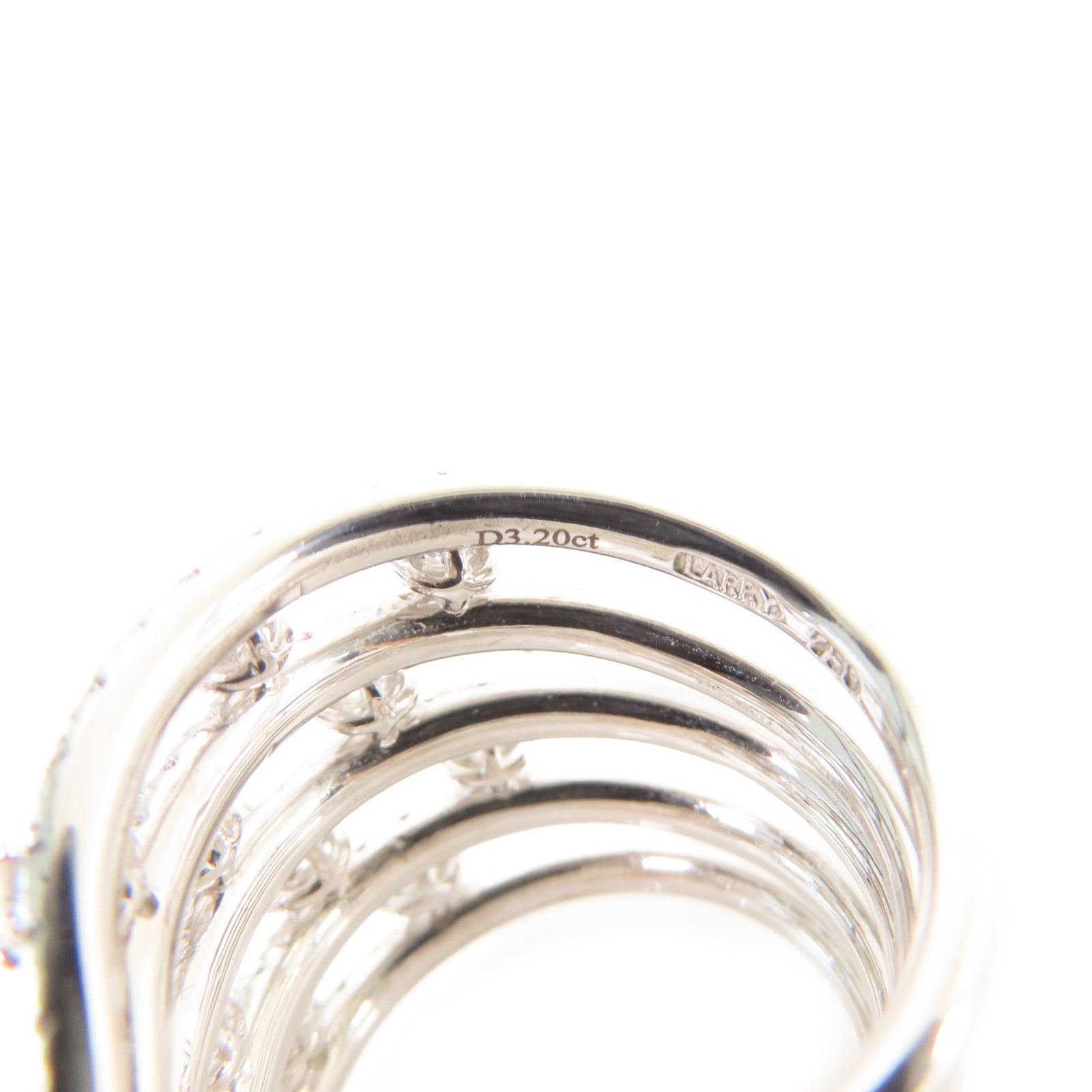 JEWELRY 【激減優惠】18K白金/3.20ct鑽石Diamond Ring戒指US#5.5
