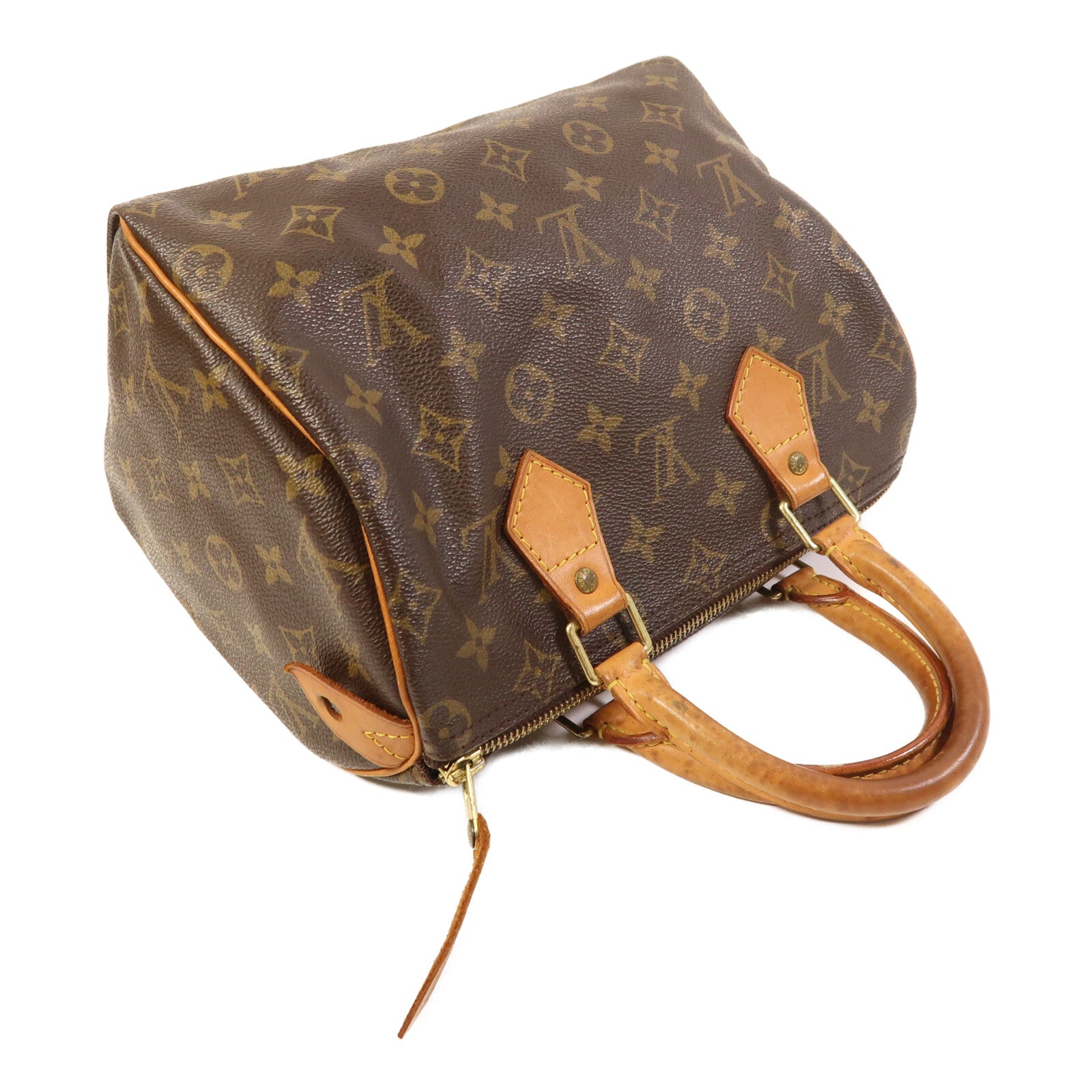 LOUIS VUITTON Monogram Speedy 25金扣手挽袋