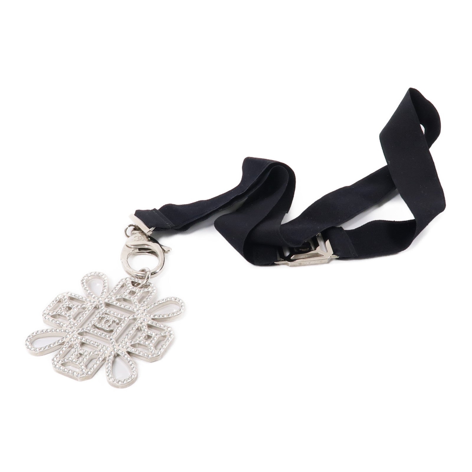 CHANEL CC Necklace B17/S Metal Silver