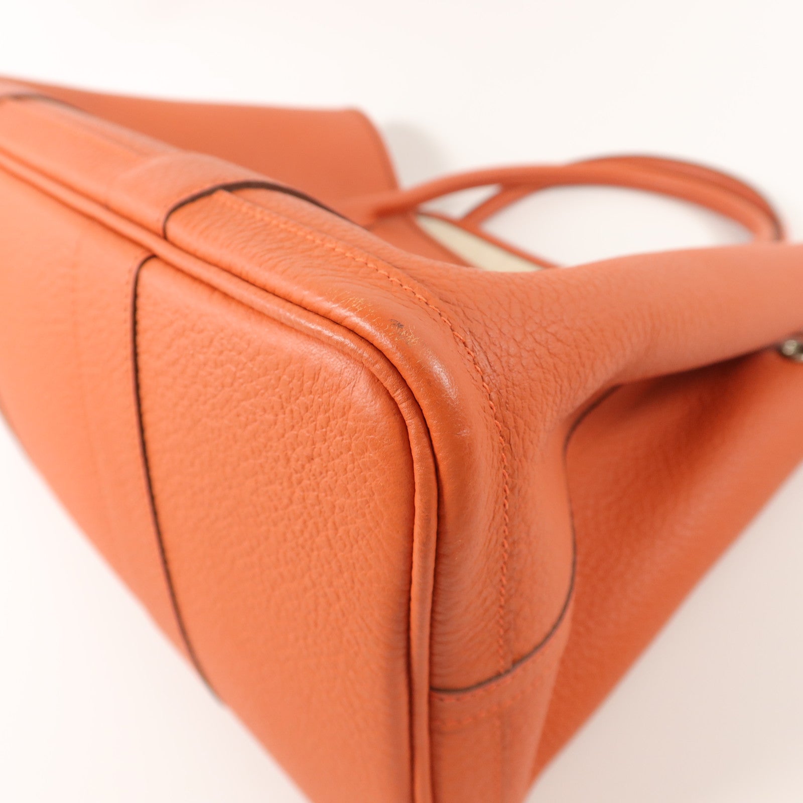 HERMES Negonda皮革Garden Party PM手挽袋Sanguine