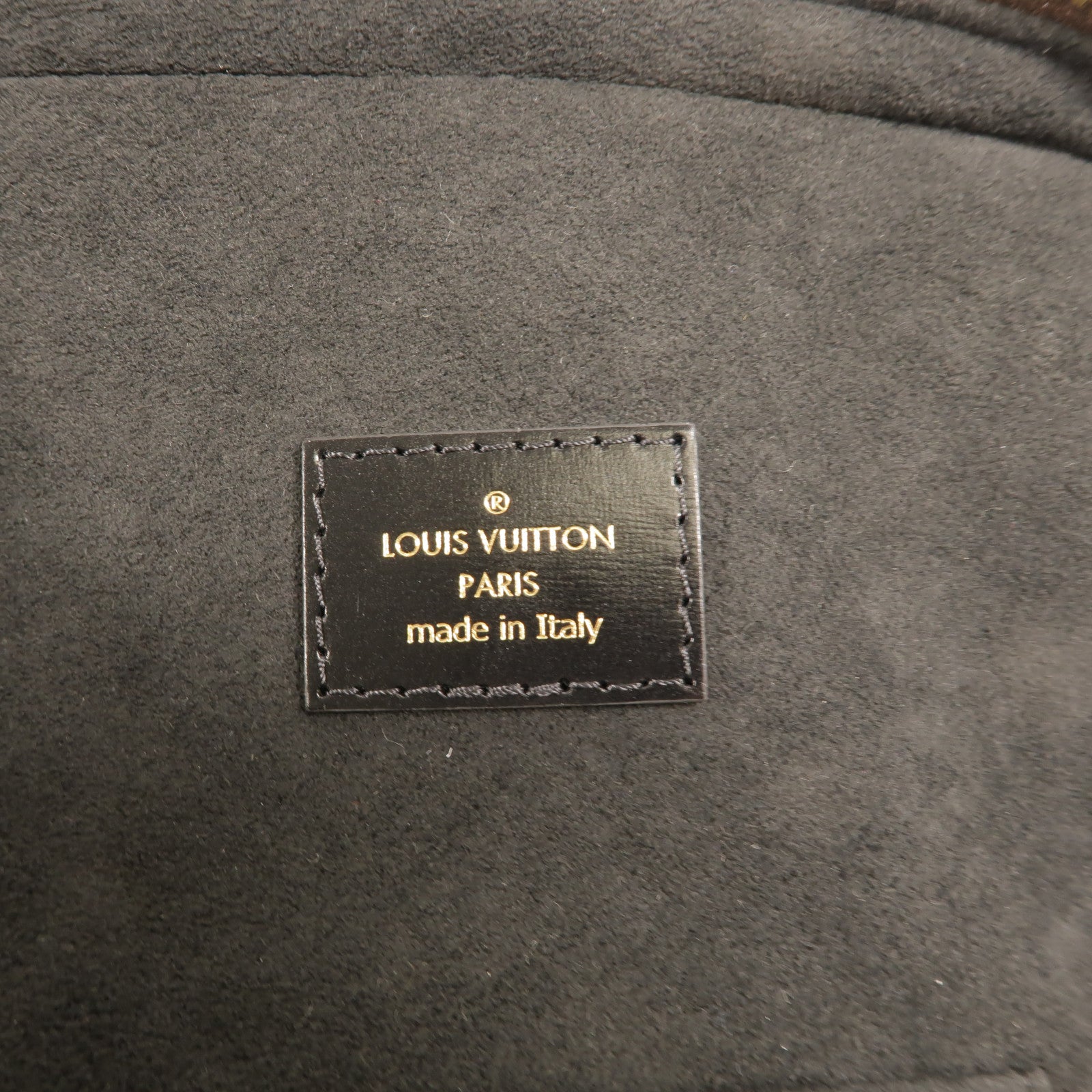 LOUIS VUITTON Monogram Reverse Vanity PM金扣手挽肩背兩用袋棕色