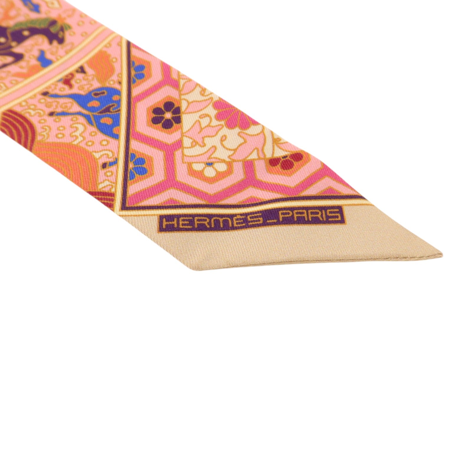 HERMES 絲質Twilly絲巾