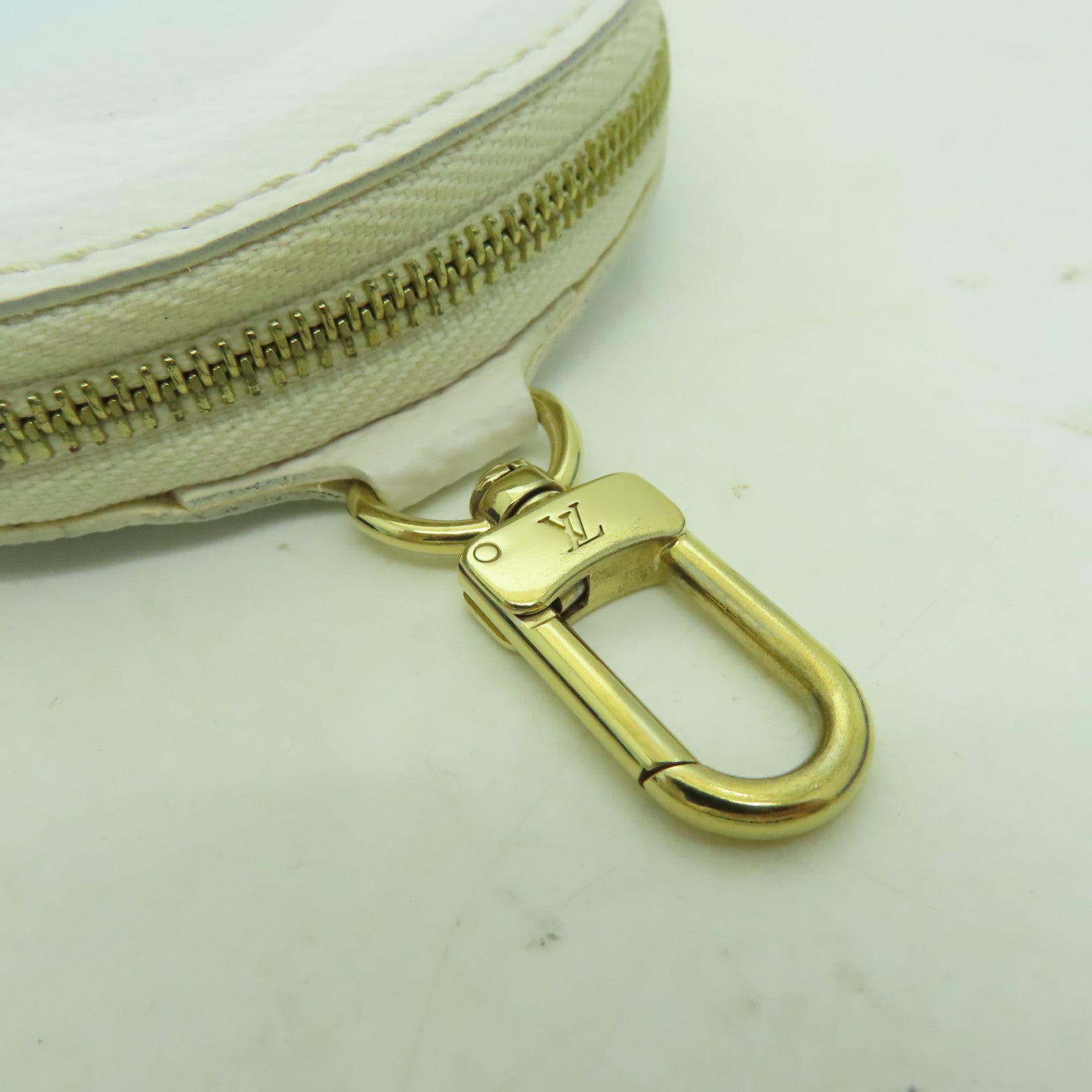 LOUIS VUITTON Monogram Giant Multi Pochette金扣肩背袋藍色/白色