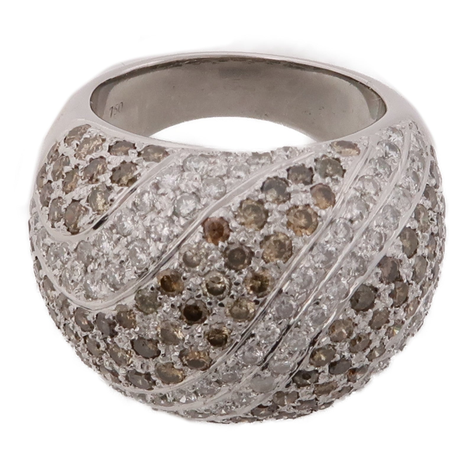 JEWELRY 18K白金Diamond Ring鑽石戒指US#6.75