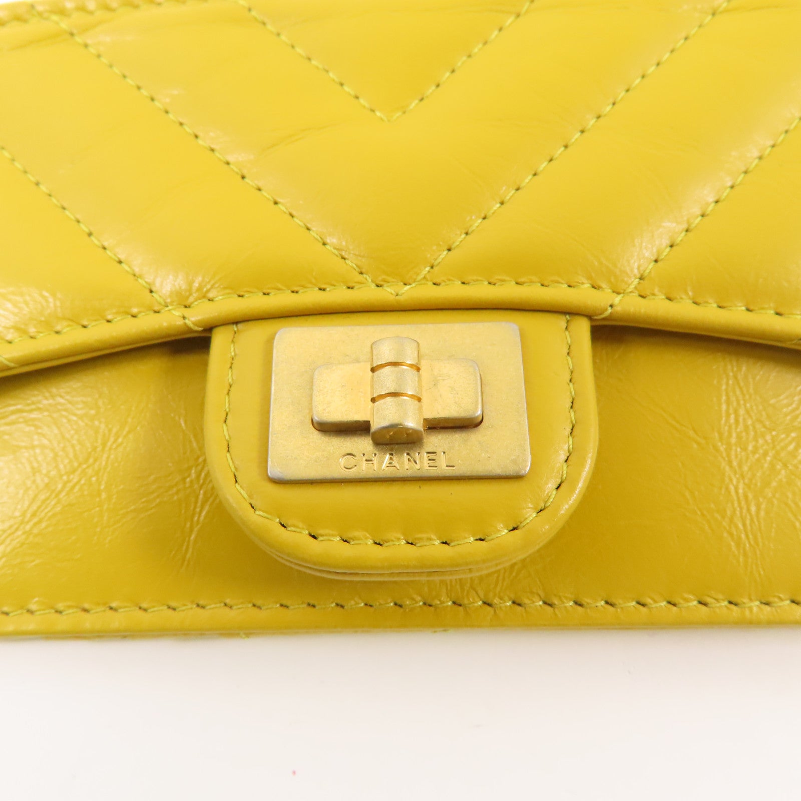 CHANEL 皮革2.55 Card Case金扣卡片套