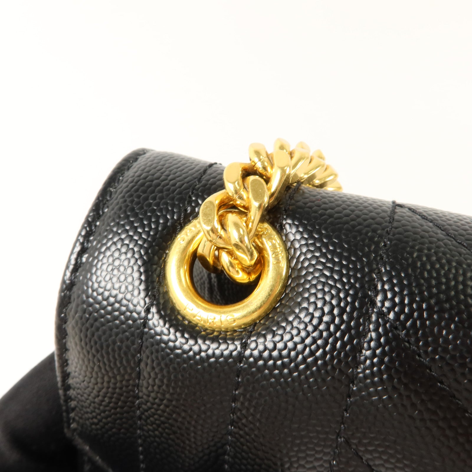SAINT LAURENT 牛皮皮革Envelope Medium鏈帶肩背袋
